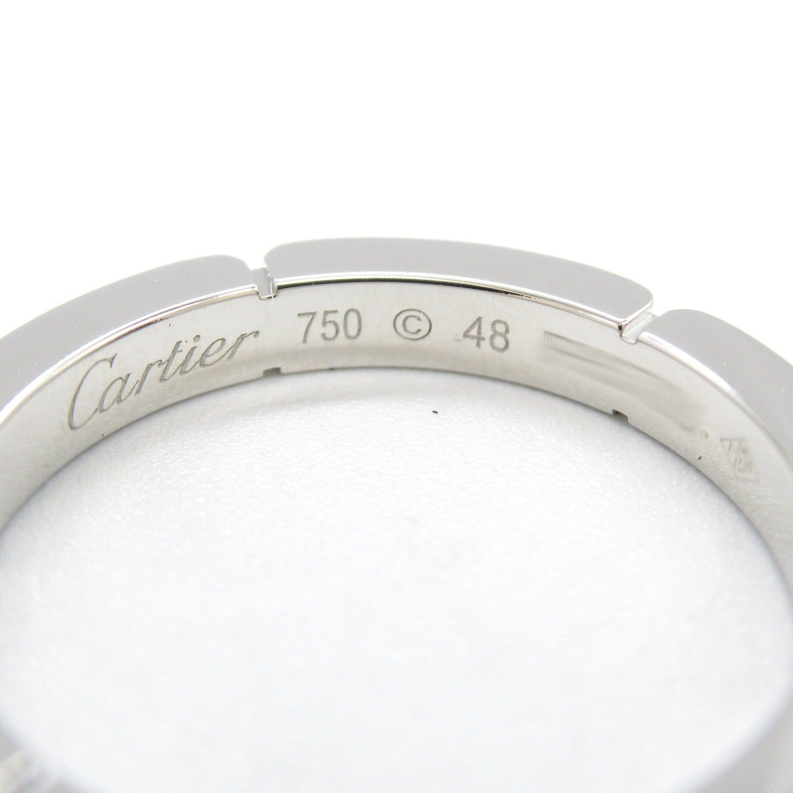 Cartier Cartier Mailon Panthère Ring Diamond K18Wg (White Gold) Clear Size ONE SIZE - 4 Thumbnail