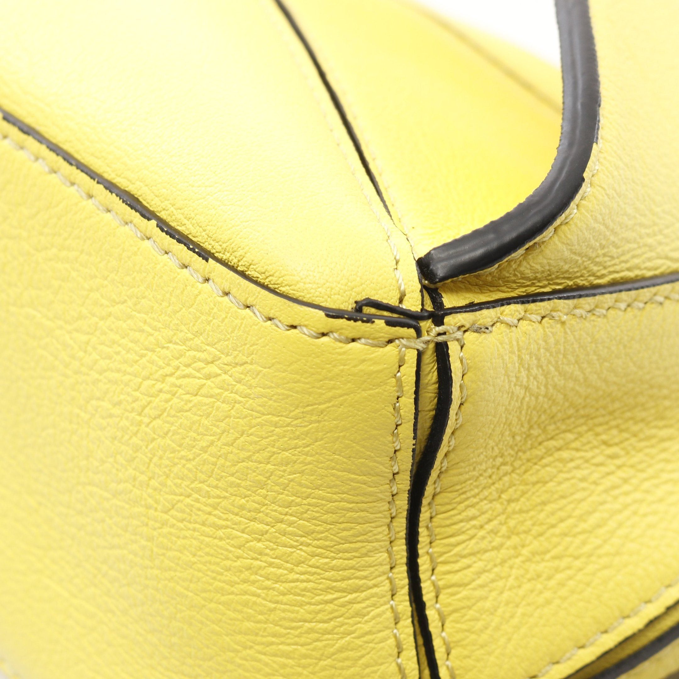 Loewe Loewe Puzzle Bum Bag Mini Body Leather Yellow Size ONE SIZE - 5 Thumbnail