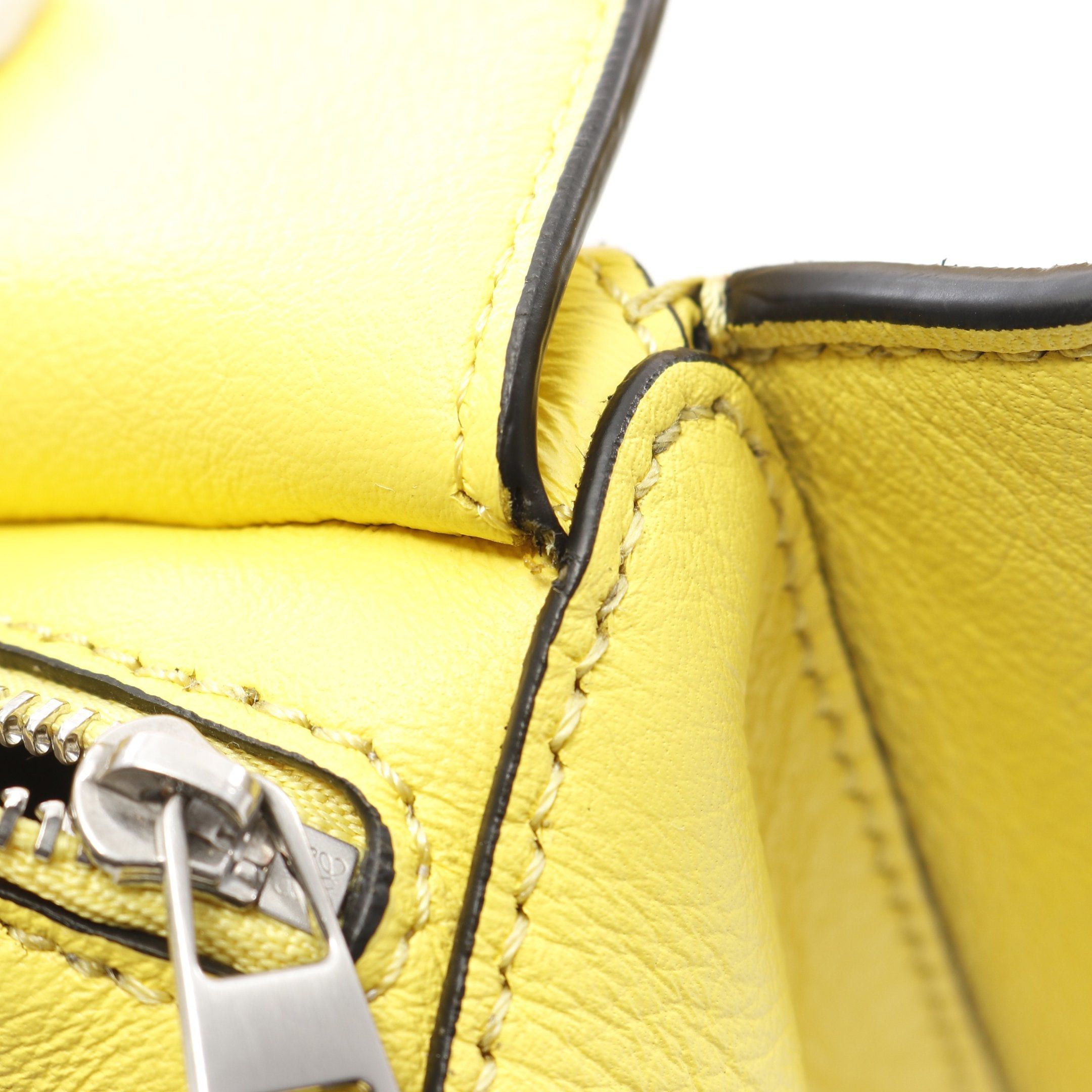 Loewe Loewe Puzzle Bum Bag Mini Body Leather Yellow Size ONE SIZE - 6 Thumbnail