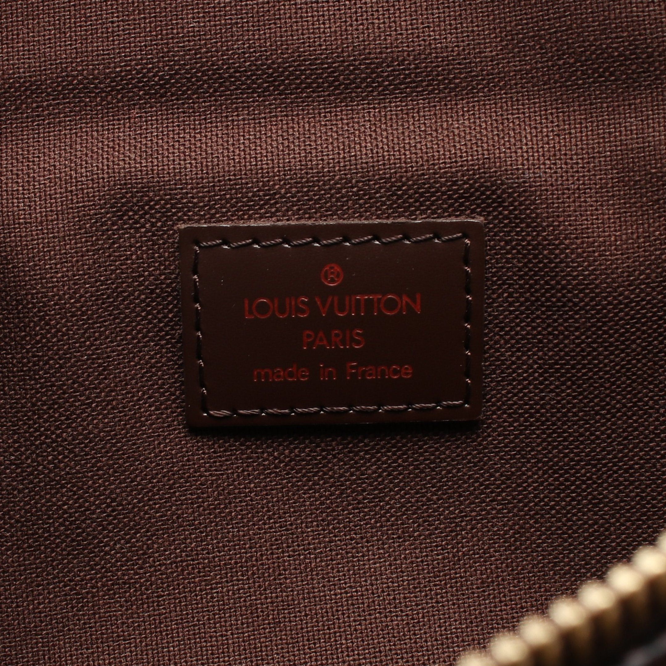 Louis Vuitton Louis Vuitton Bum Bag Melville Damier Ebene Body Waist Leather Brown Size ONE SIZE - 4 Thumbnail