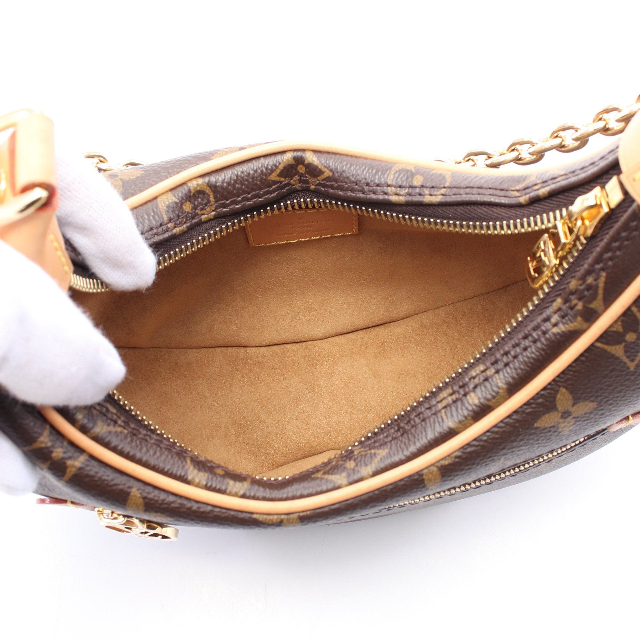 Louis Vuitton Louis Vuitton Loop Monogram Shoulder Bag Leather Brown Size ONE SIZE - 3 Thumbnail