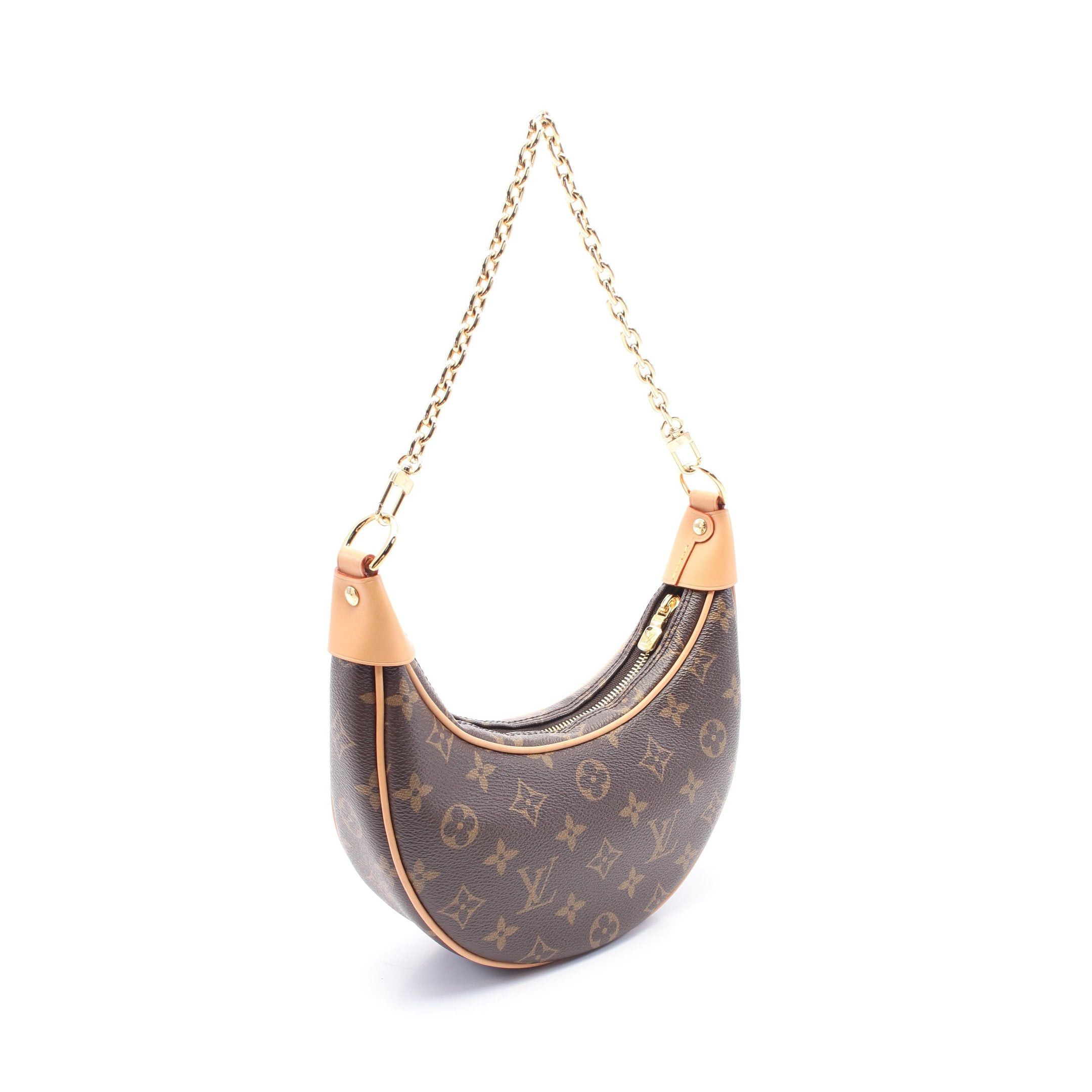 Louis Vuitton Louis Vuitton Loop Monogram Shoulder Bag Leather Brown Size ONE SIZE - 2 Thumbnail
