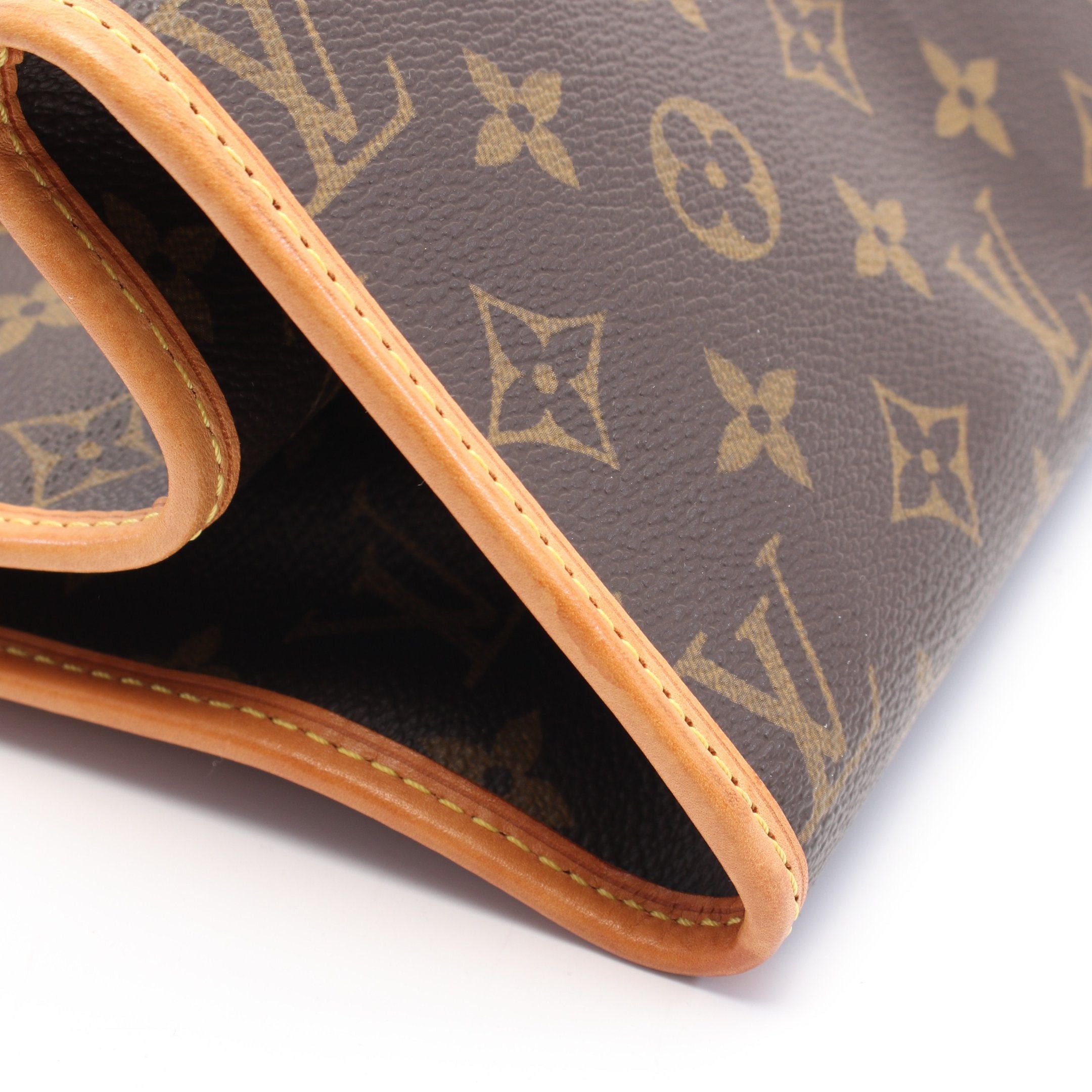 Louis Vuitton Louis Vuitton Popincourt O Monogram Shoulder Bag Tote Leather Brown Size ONE SIZE - 8 Thumbnail
