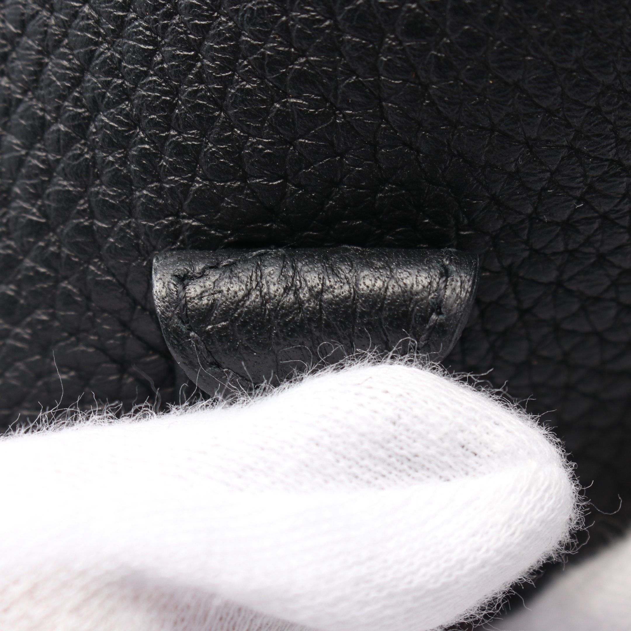 Hermes Hermes Evelyn Tpm Shoulder Bag Clemence Leather Black Gold Hardware Z Stamp Size ONE SIZE - 5 Thumbnail