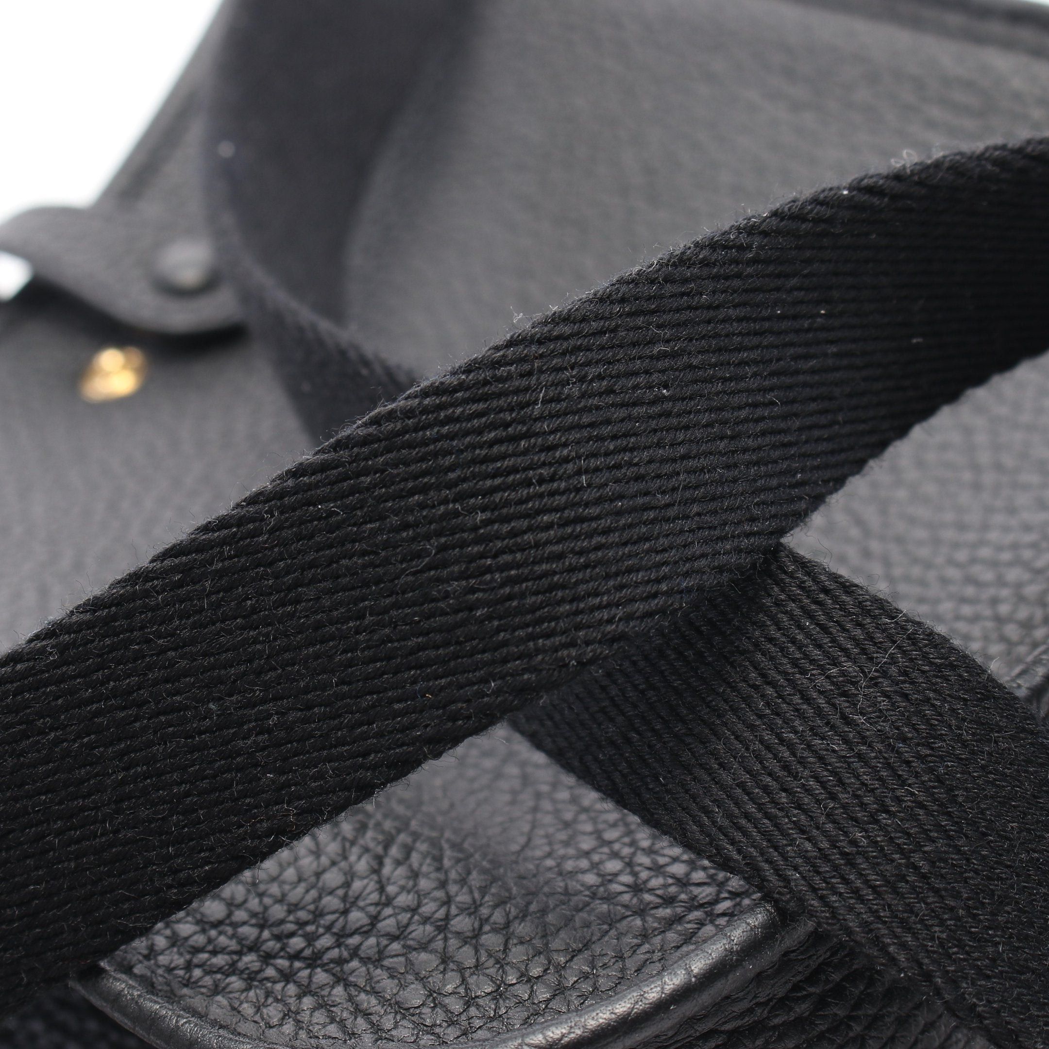 Hermes Hermes Evelyn Tpm Shoulder Bag Clemence Leather Black Gold Hardware Z Stamp Size ONE SIZE - 7 Thumbnail