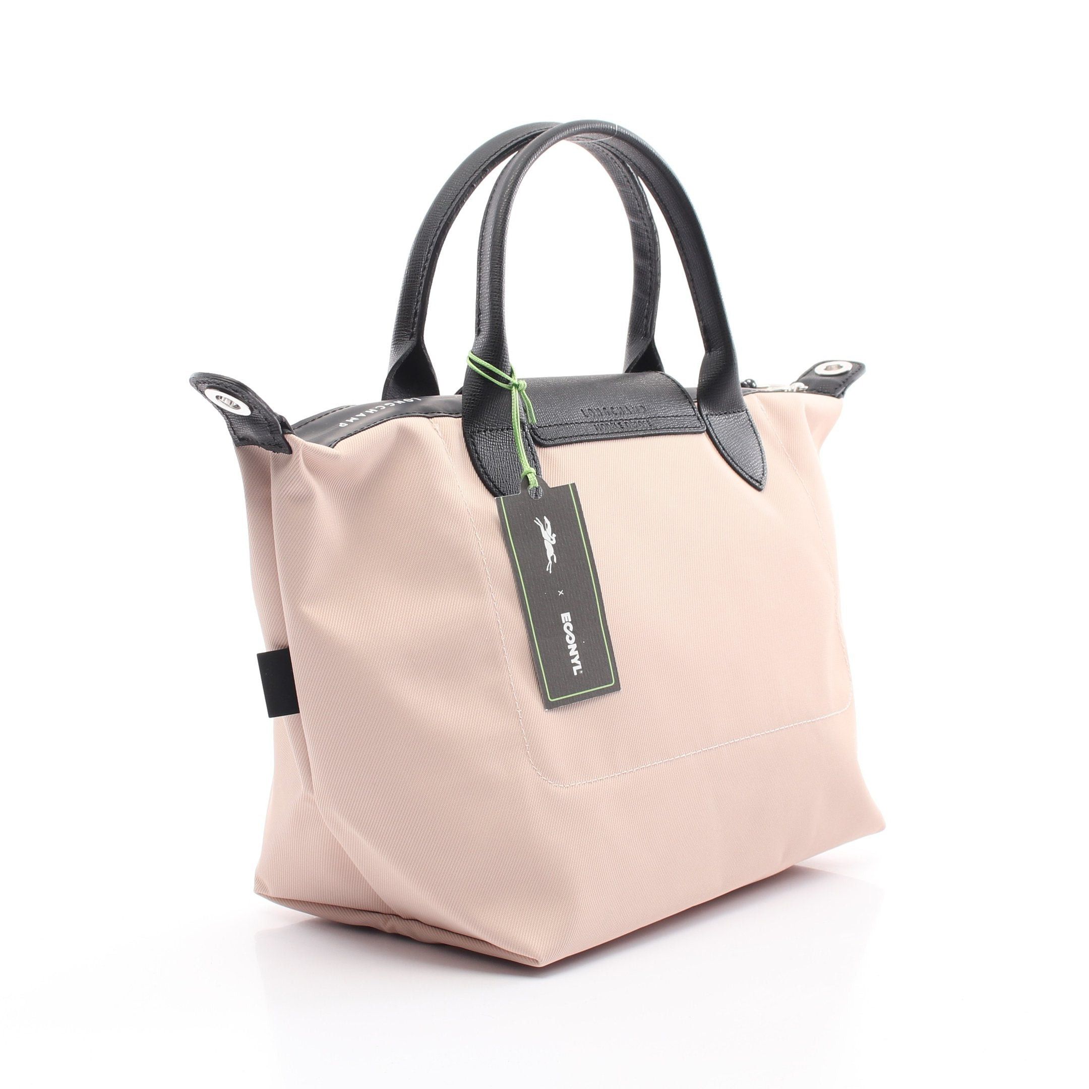 Longchamp Longchamp Le Preage Energy S Top Handle Handbag Tote Bag Nylon Leather Light Pink Black Size ONE SIZE - 2 Thumbnail