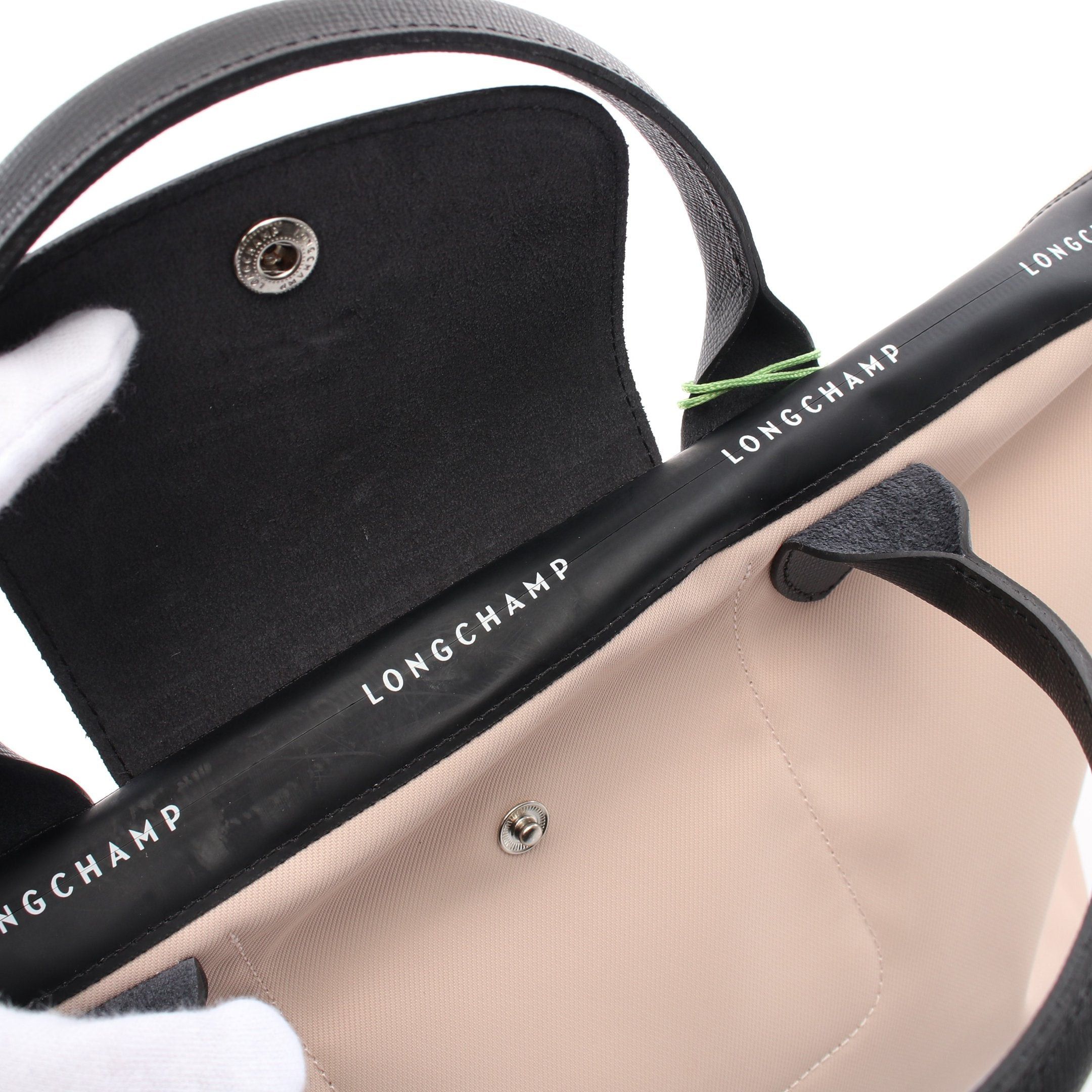 Longchamp Longchamp Le Preage Energy L Top Handle Handbag Tote Bag Nylon Leather Light Pink Black Size ONE SIZE - 5 Thumbnail