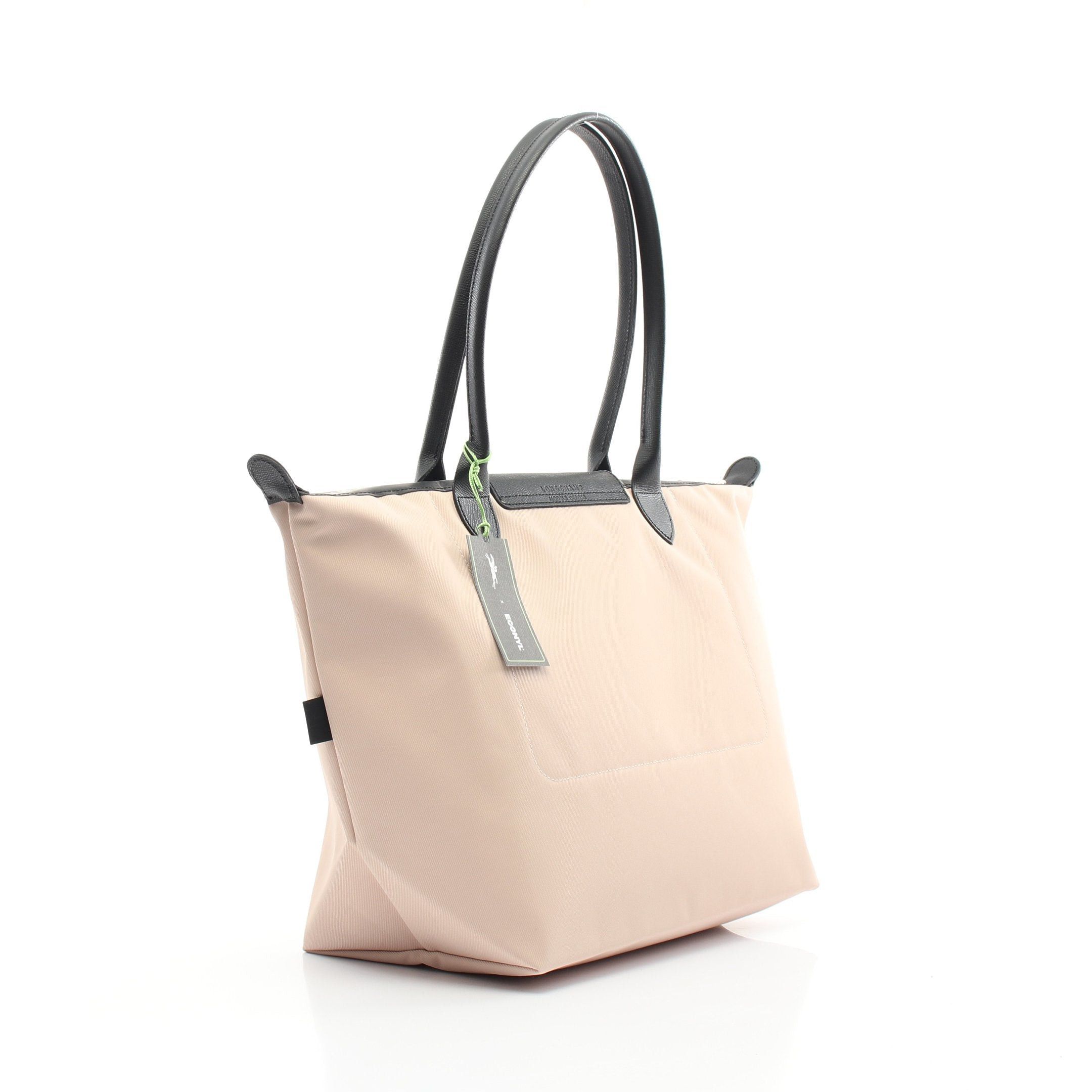 Longchamp Longchamp Le Preage Energy L Shoulder Bag Tote Nylon Leather Light Pink Black Size ONE SIZE - 2 Thumbnail