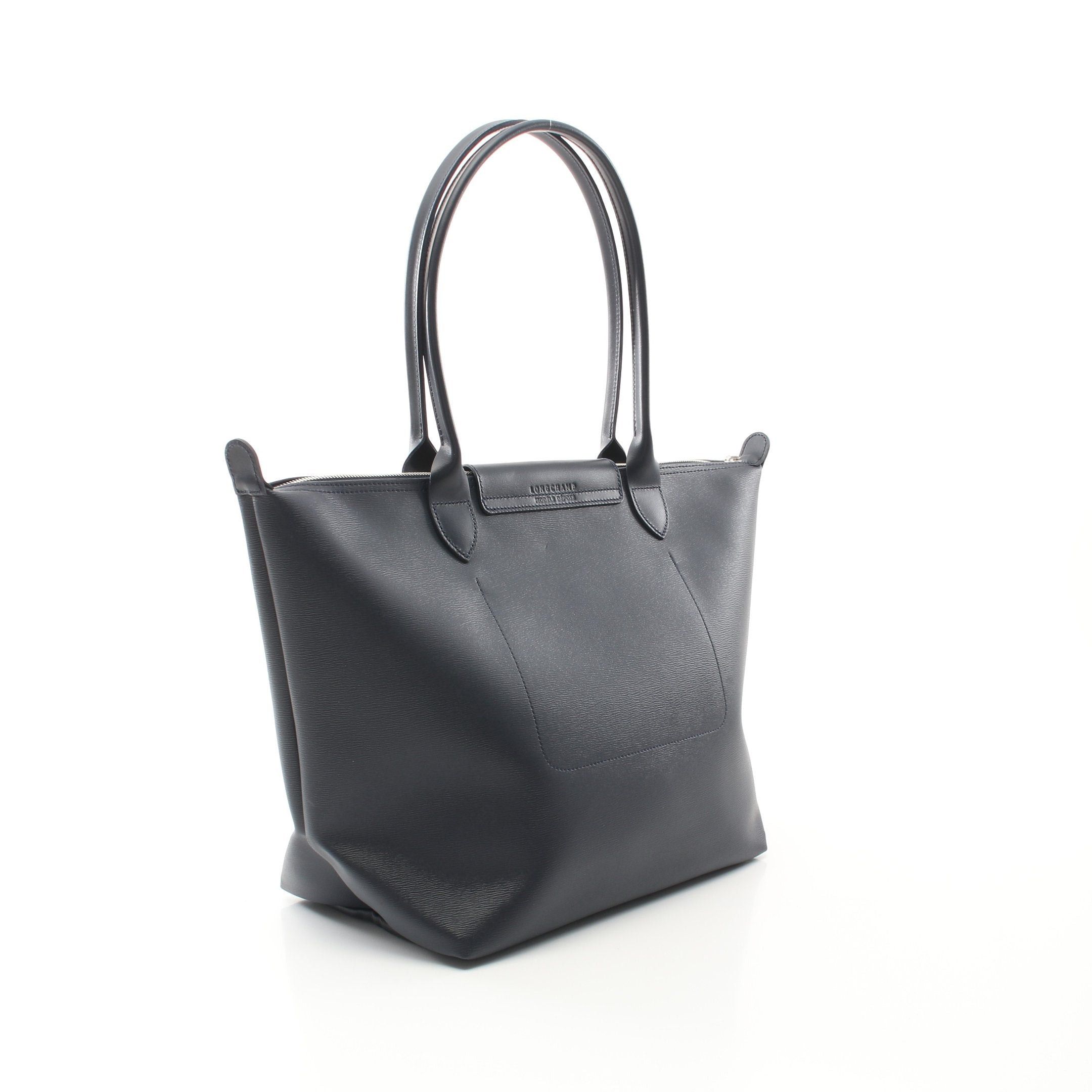 Longchamp Longchamp Le Preage City L Shoulder Bag Tote Leather Navy Size ONE SIZE - 2 Thumbnail