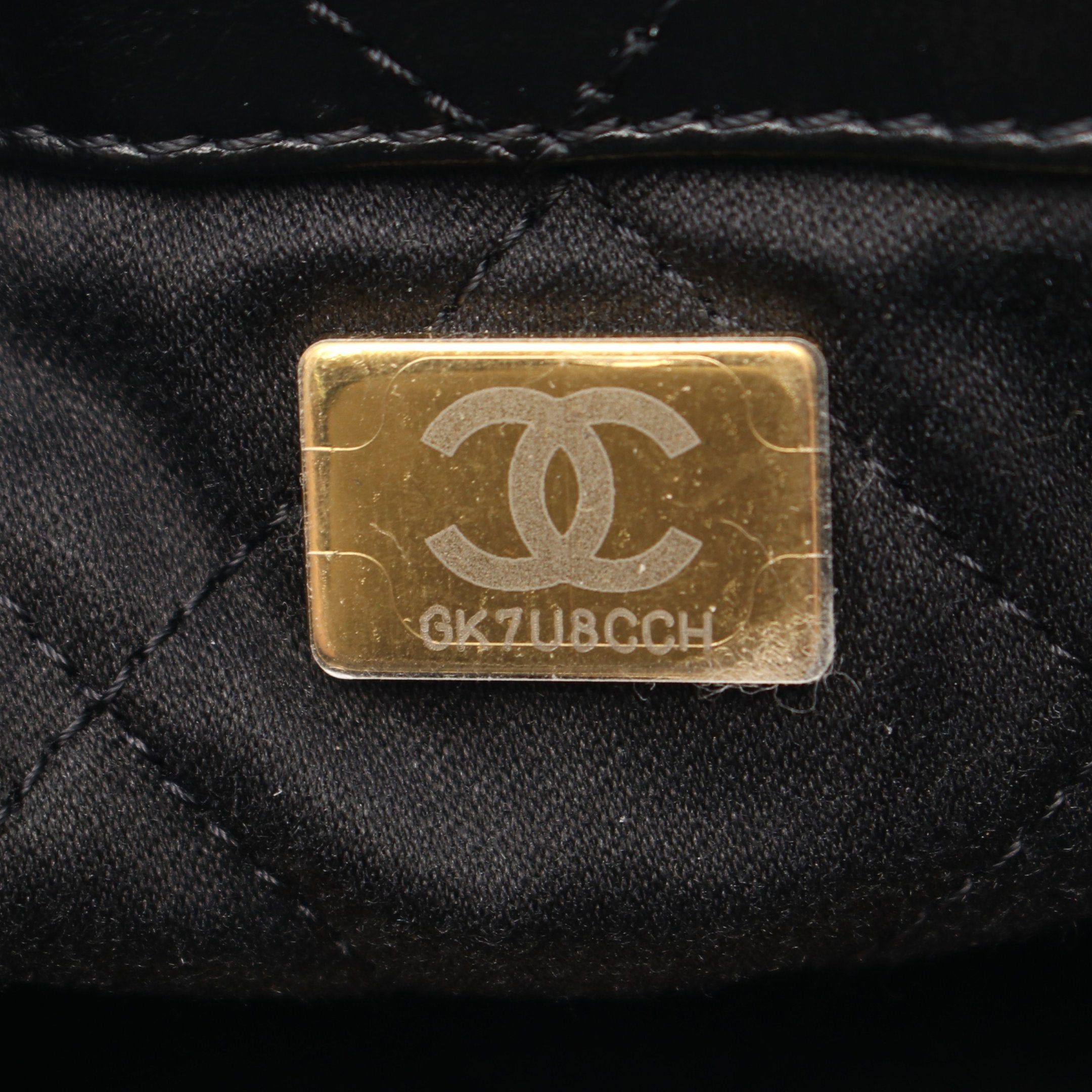 Chanel Chanel Chanel 22 Large Chain Backpack Rucksack Leather Black Gold Hardware Size ONE SIZE - 5 Thumbnail