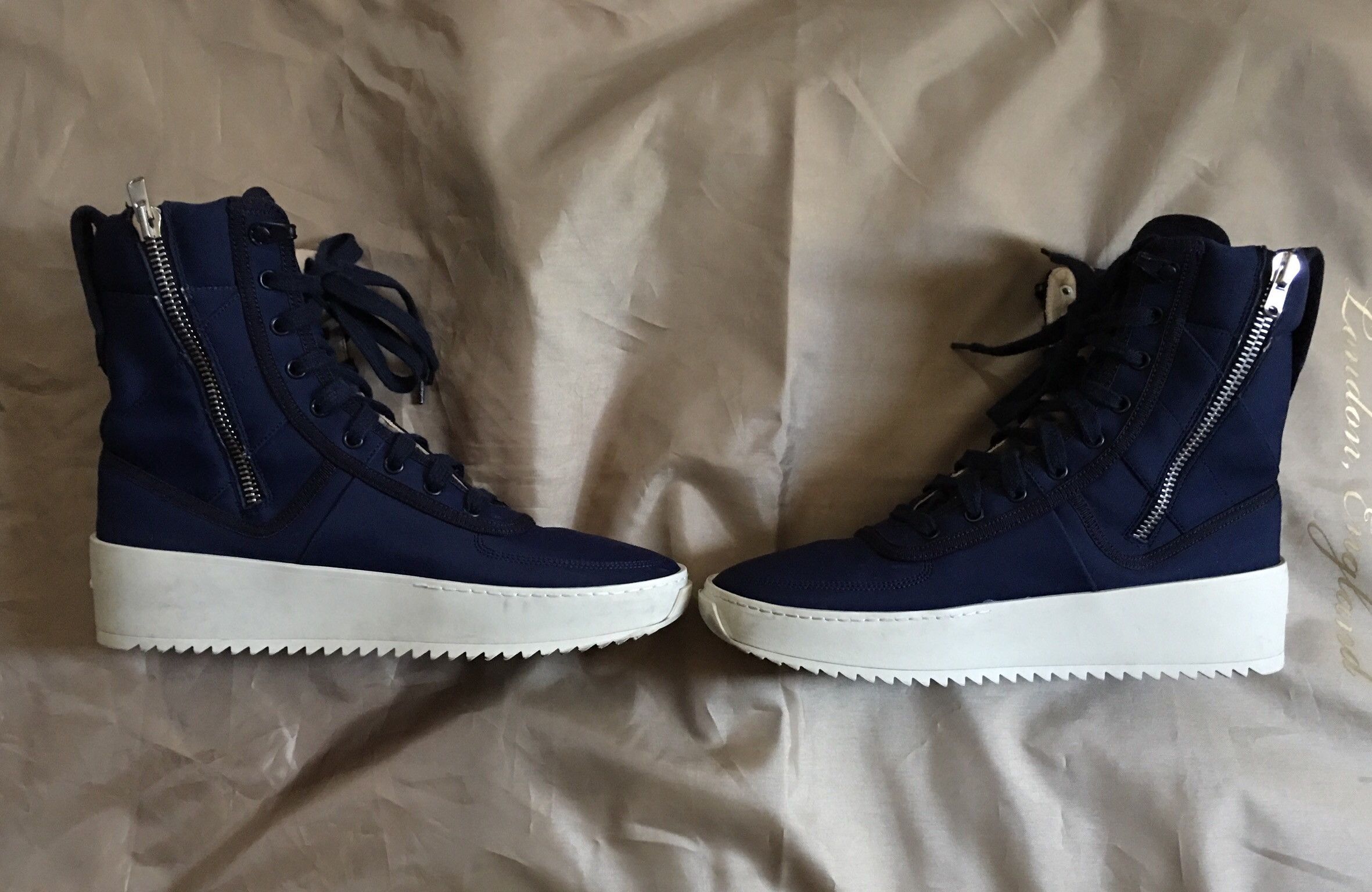 Fear of God Kith x Fear of God Military Sneaker New York Blue Size 41 1200 Grailed