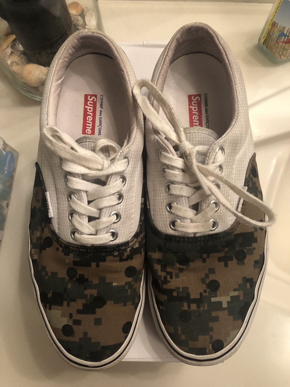 Vans Half Cab Supreme x CDG Digi Camo Olive