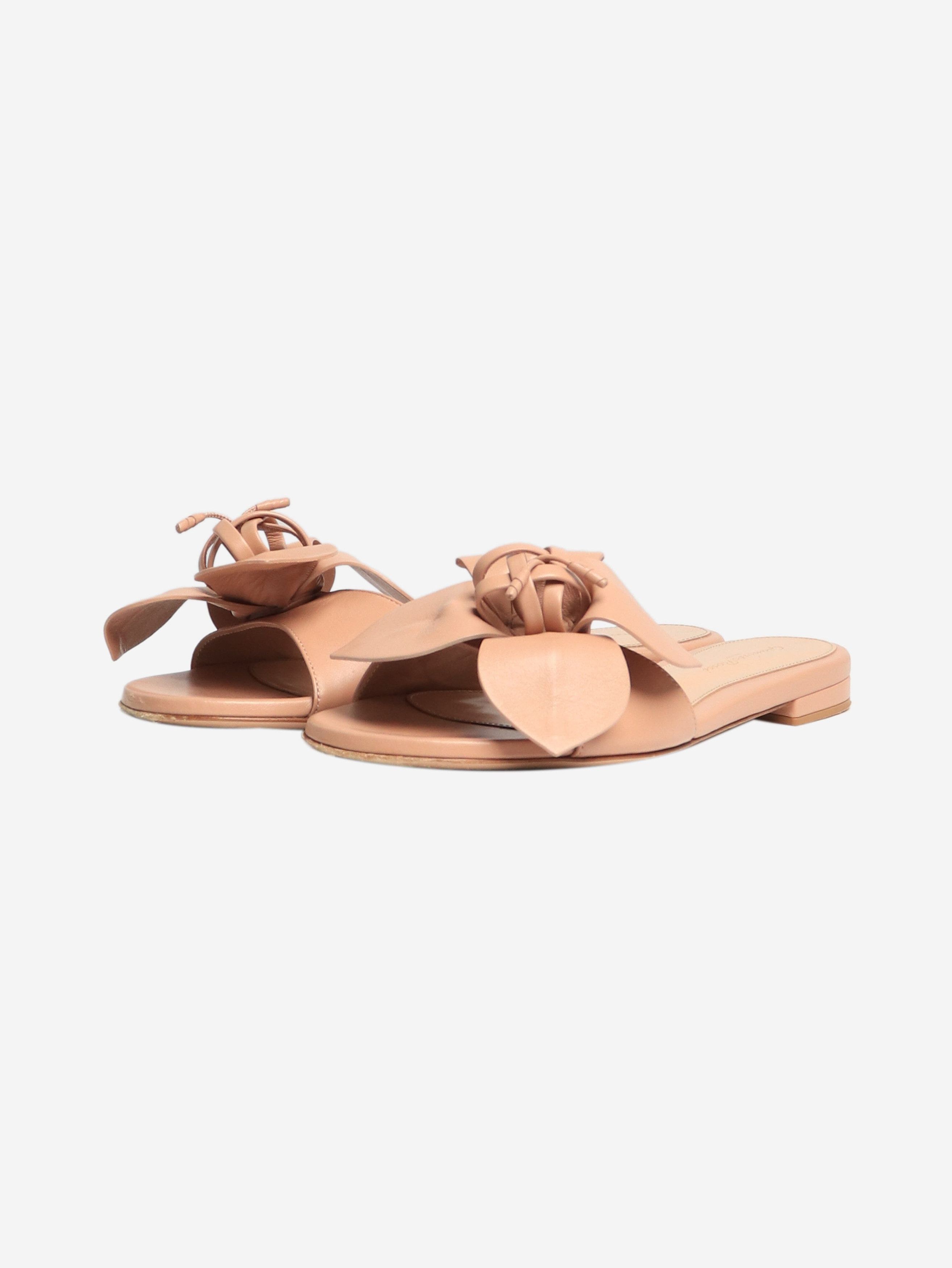 Dusty pink Lucilla flats - size UK 5