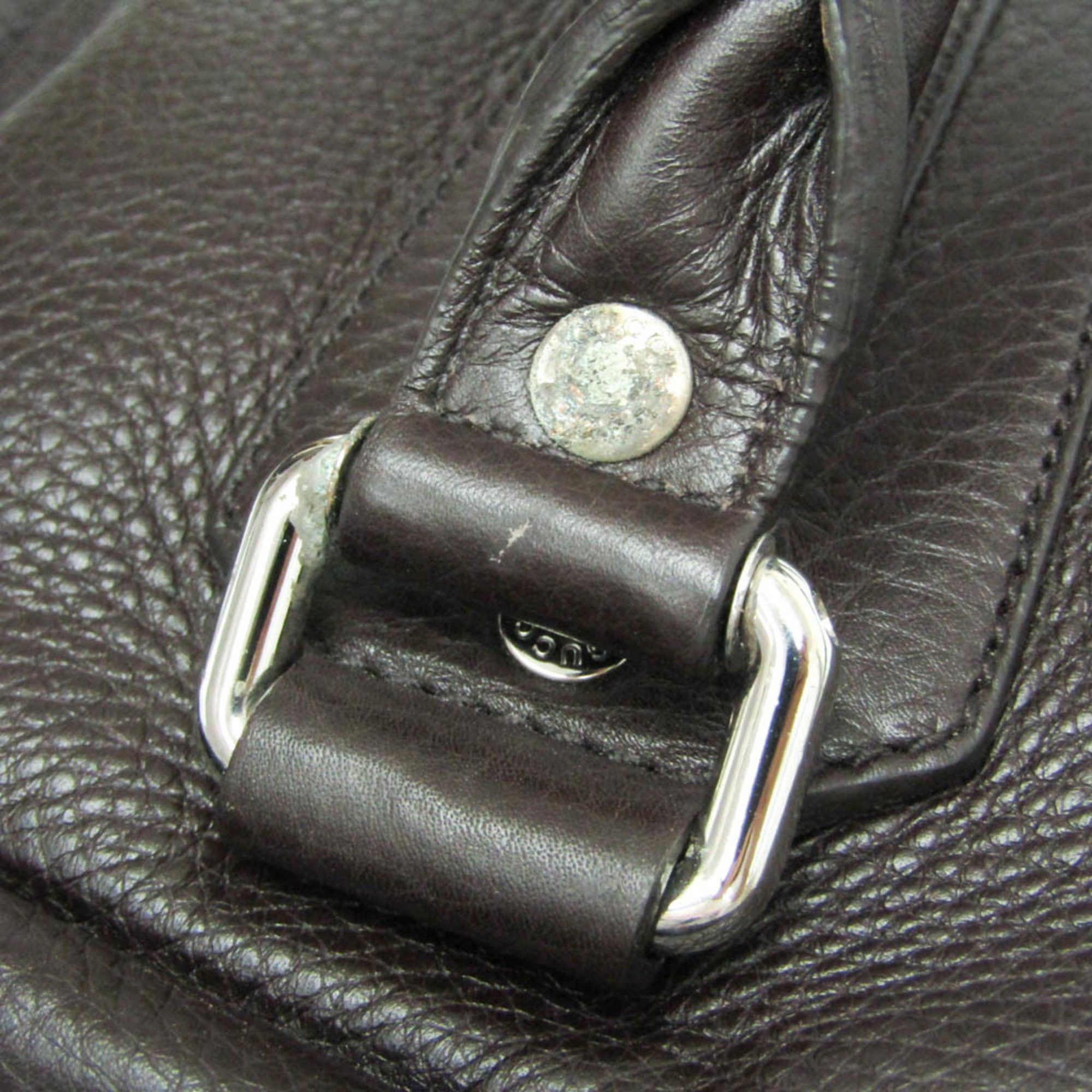 Gucci Gucci Business Bag 231850 Men's Leather Briefcase,Shoulder Bag Dark Brown Size ONE SIZE - 6 Thumbnail