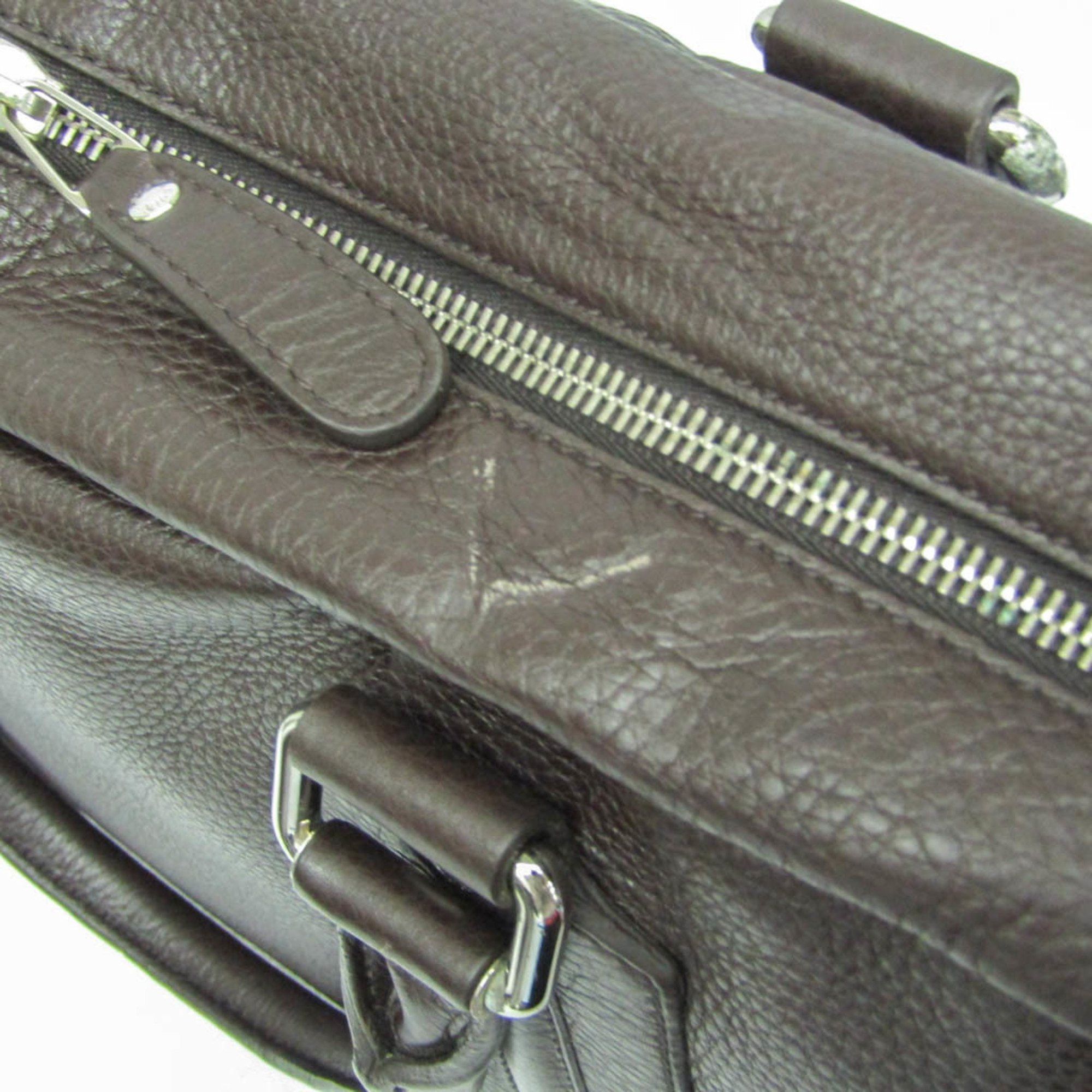 Gucci Gucci Business Bag 231850 Men's Leather Briefcase,Shoulder Bag Dark Brown Size ONE SIZE - 8 Thumbnail
