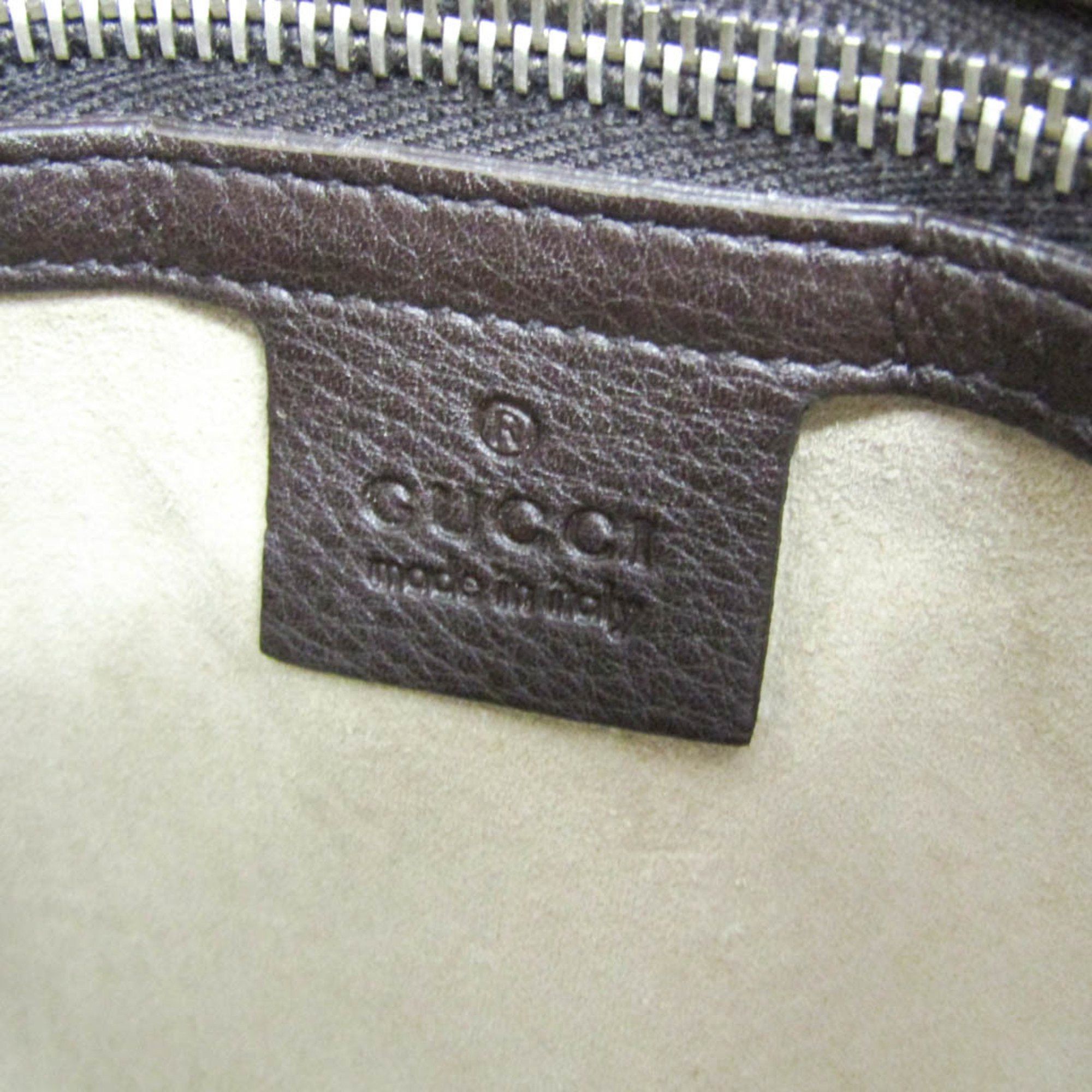 Gucci Gucci Business Bag 231850 Men's Leather Briefcase,Shoulder Bag Dark Brown Size ONE SIZE - 13 Thumbnail