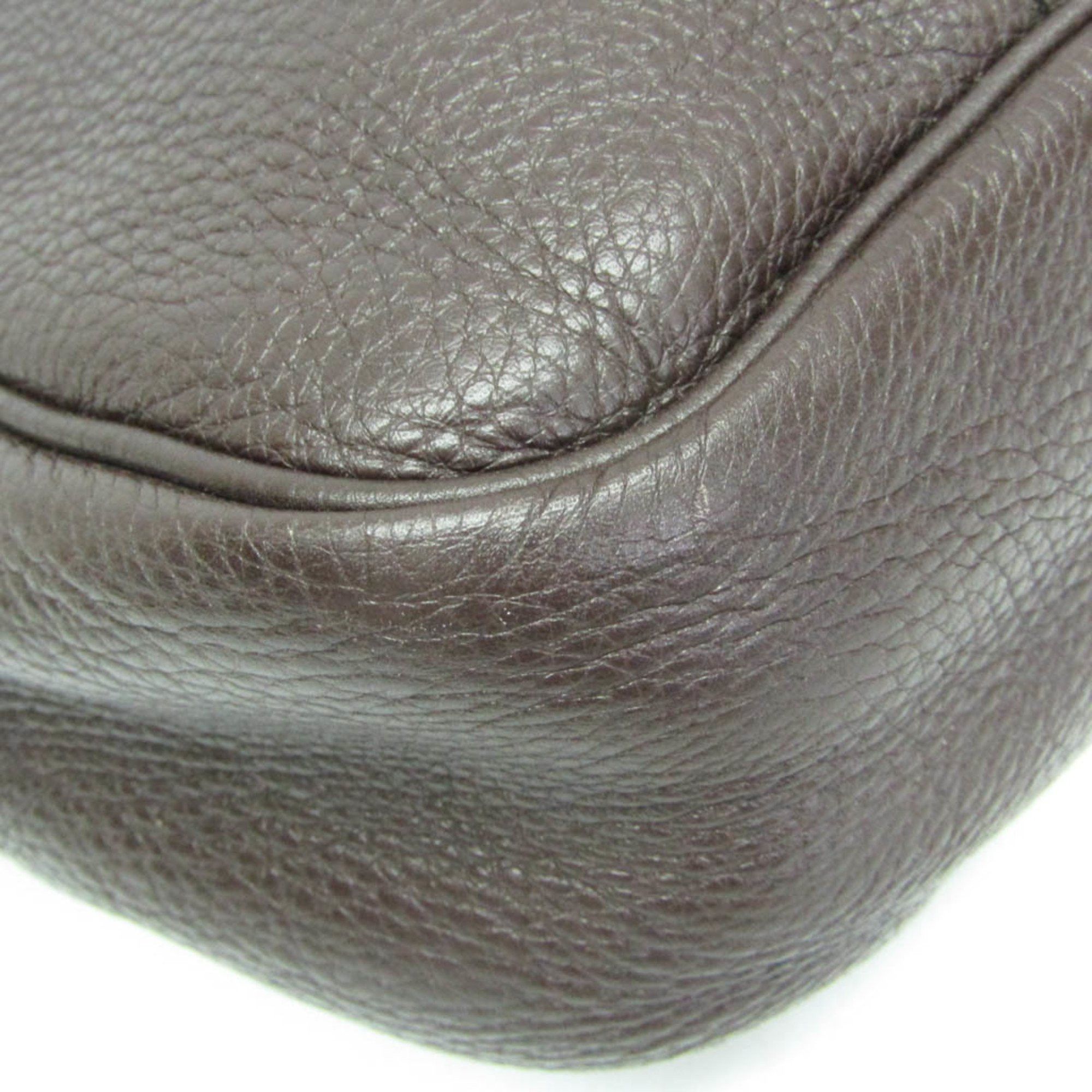 Gucci Gucci Business Bag 231850 Men's Leather Briefcase,Shoulder Bag Dark Brown Size ONE SIZE - 4 Thumbnail