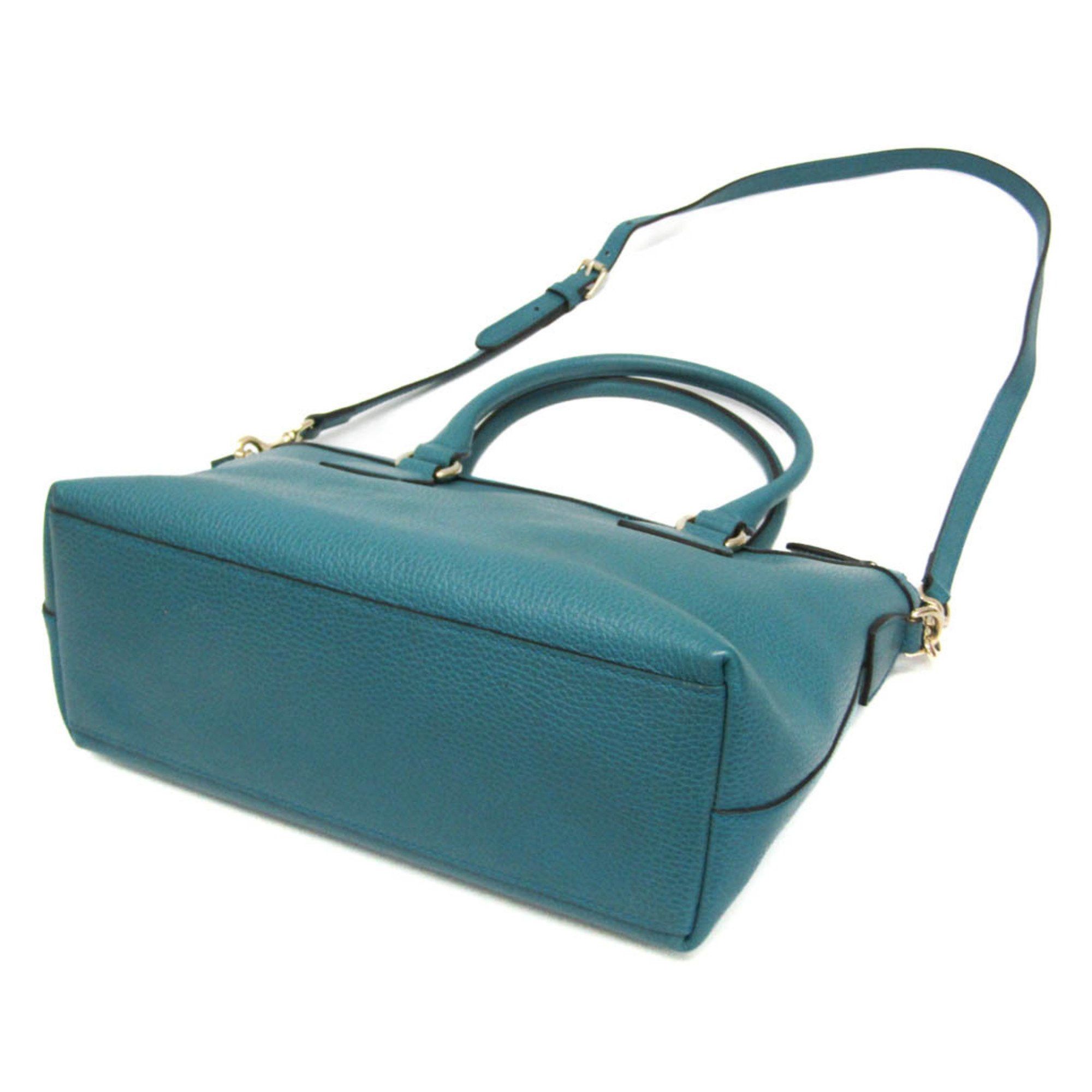 Gucci Gucci Interlocking G 449659 Women's Leather Handbag,Shoulder Bag Blue Size ONE SIZE - 2 Thumbnail