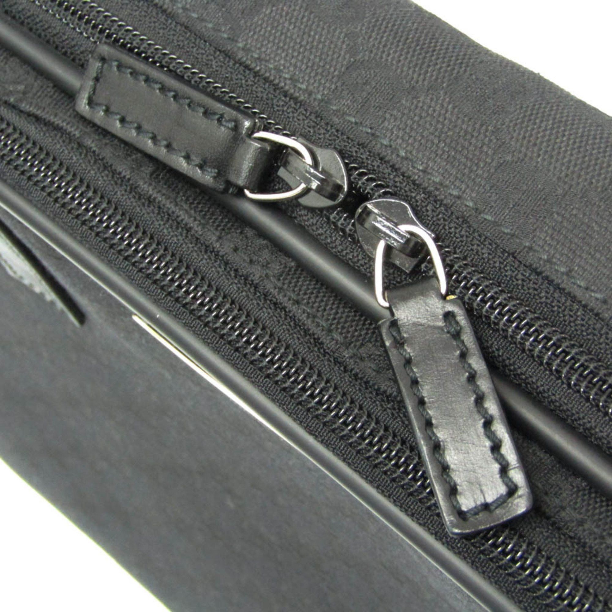 Gucci Gucci GG Canvas 28723 Men's GG Canvas Briefcase,Shoulder Bag Black Size ONE SIZE - 8 Thumbnail