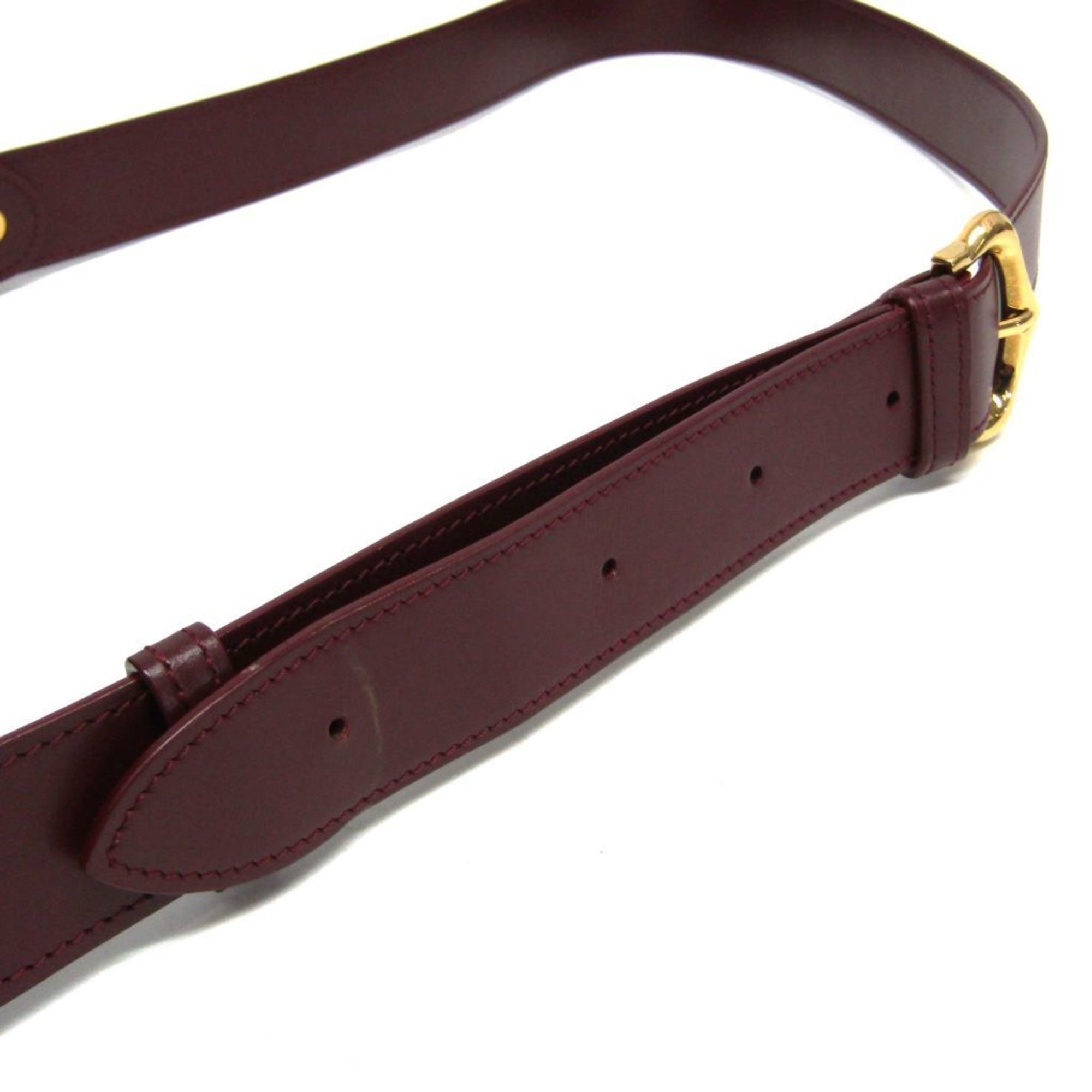 Cartier Cartier Must L1000536 Women's Leather Shoulder Bag Bordeaux Size ONE SIZE - 10 Thumbnail