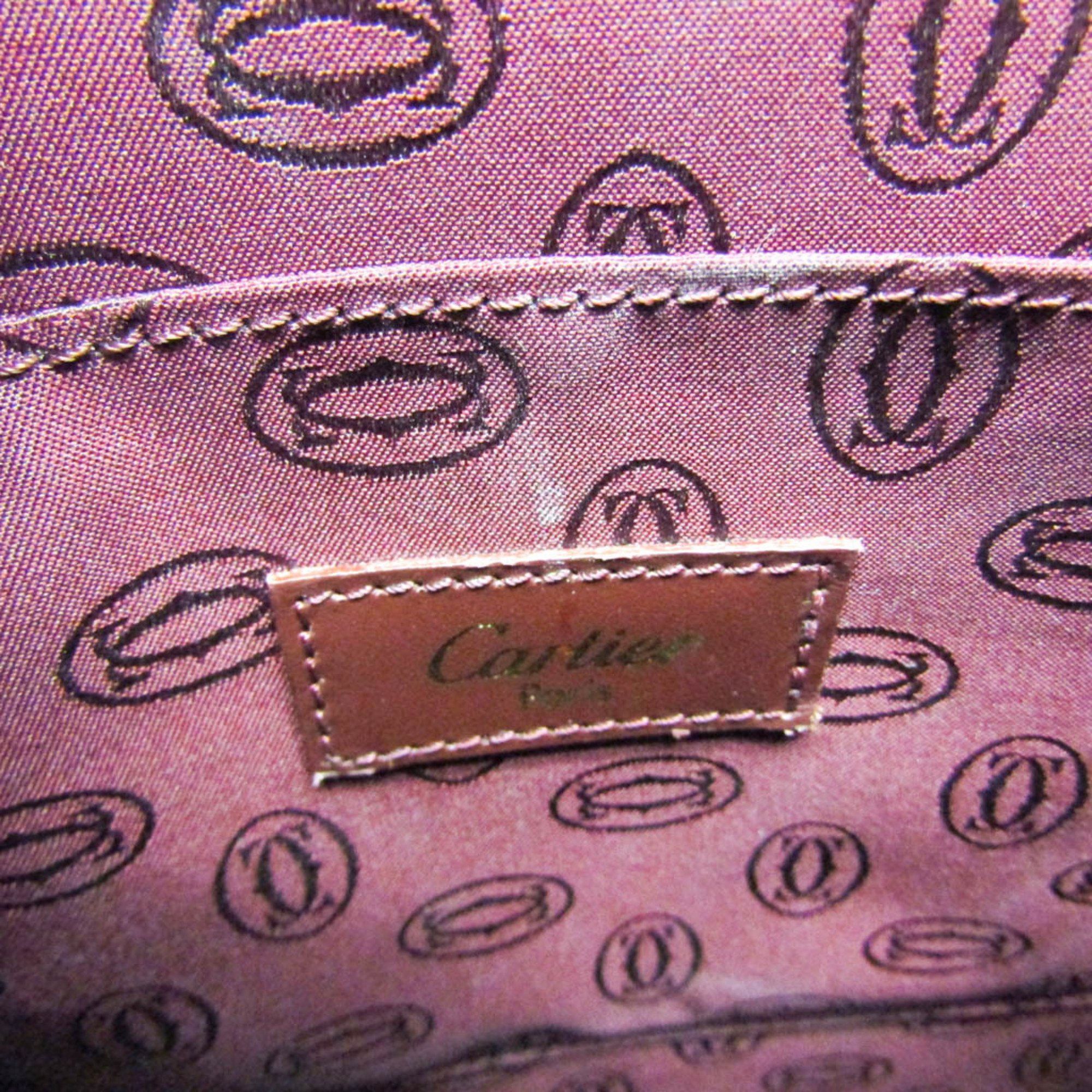 Cartier Cartier Must L1000536 Women's Leather Shoulder Bag Bordeaux Size ONE SIZE - 14 Thumbnail