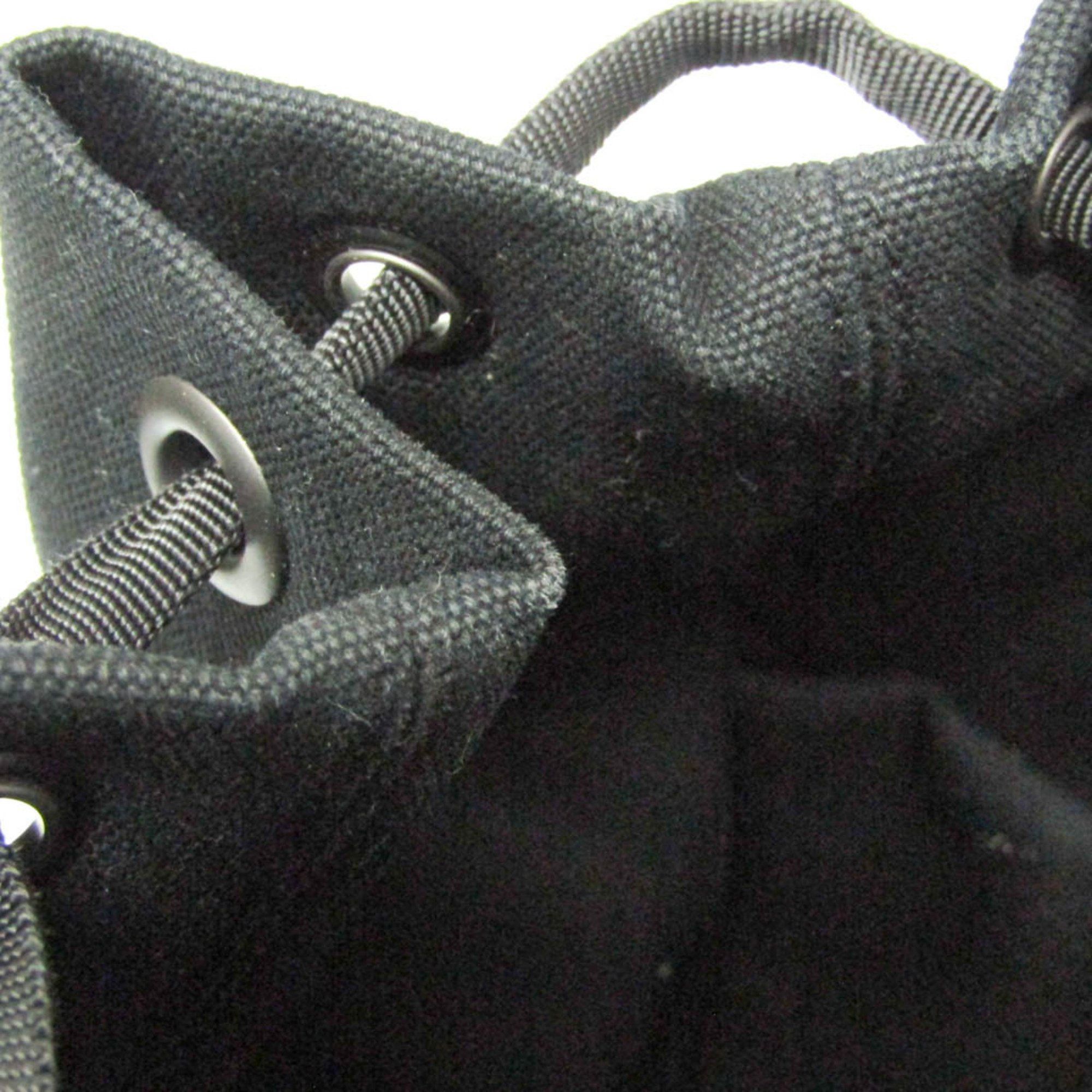 Bottega Veneta Bottega Veneta Drawstring Bag Stripe Men's Leather,Canvas Backpack Black,Gray,White Size ONE SIZE - 9 Thumbnail