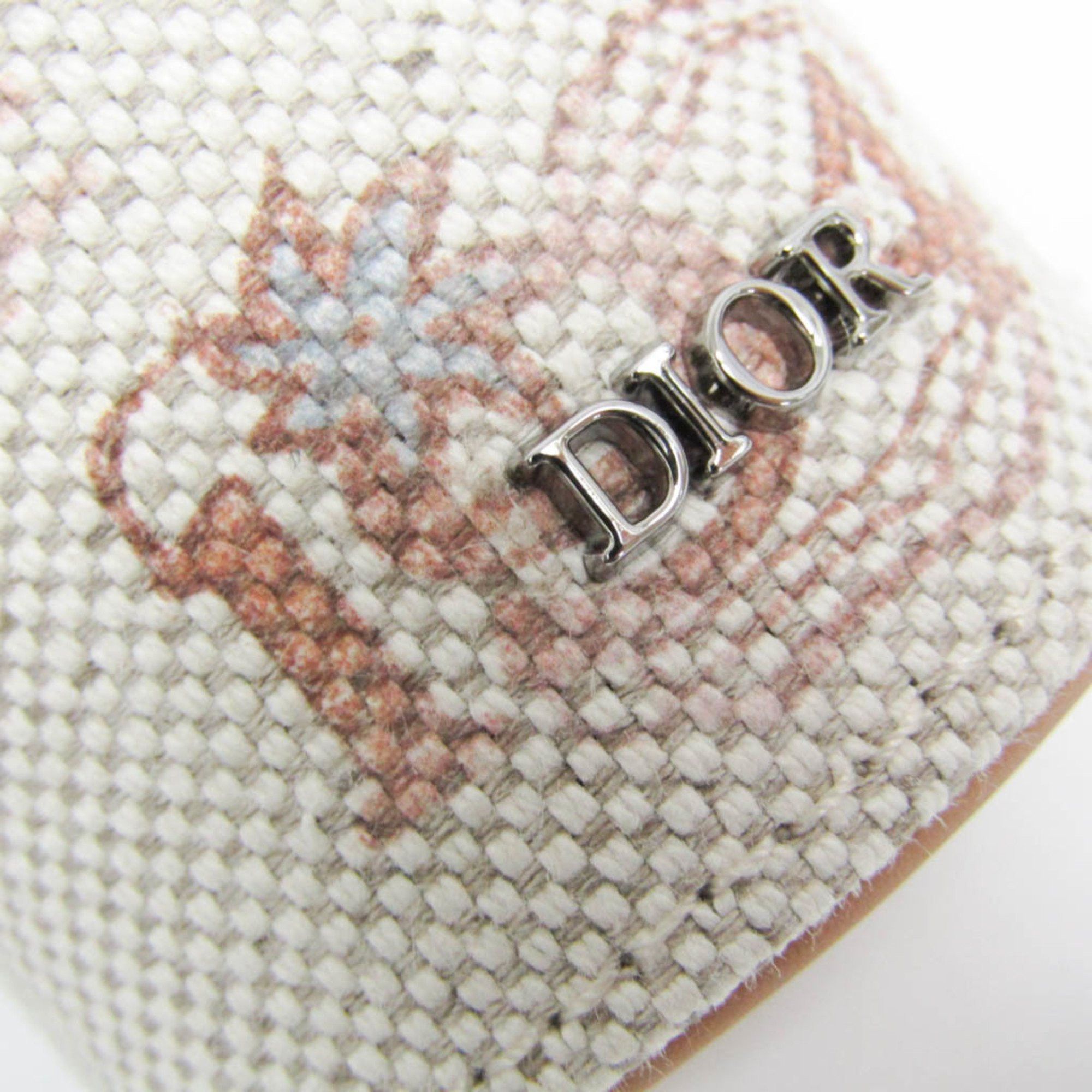 Dior Christian Dior Dior X CACTUS JACK Nano Roller Pouch Women's Leather,Canvas Pouch,Shoulder Bag Beige,Brown Size ONE SIZE - 5 Thumbnail