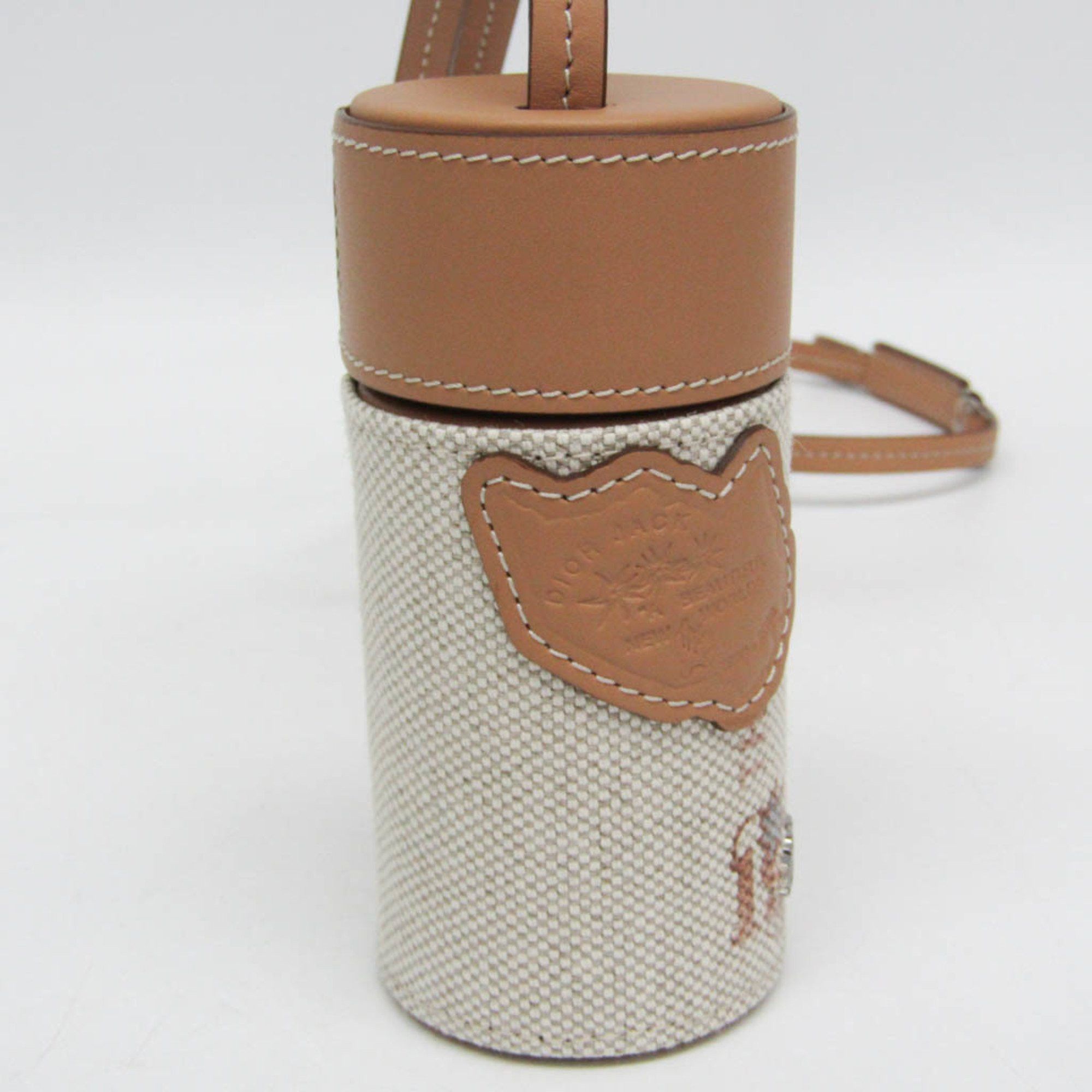 Dior Christian Dior Dior X CACTUS JACK Nano Roller Pouch Women's Leather,Canvas Pouch,Shoulder Bag Beige,Brown Size ONE SIZE - 6 Thumbnail
