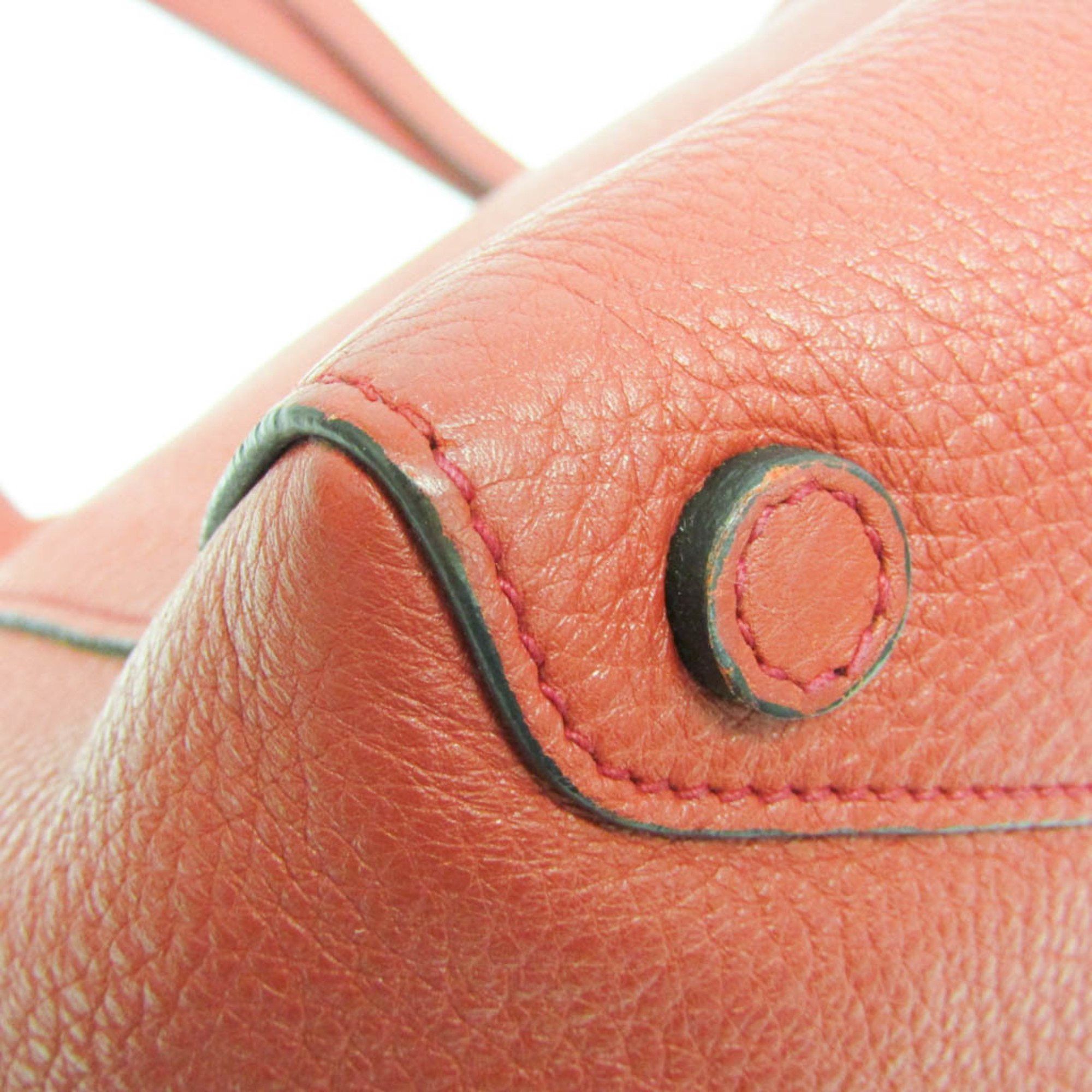 Prada Prada Women's Leather Tote Bag Red Color Size ONE SIZE - 5 Thumbnail