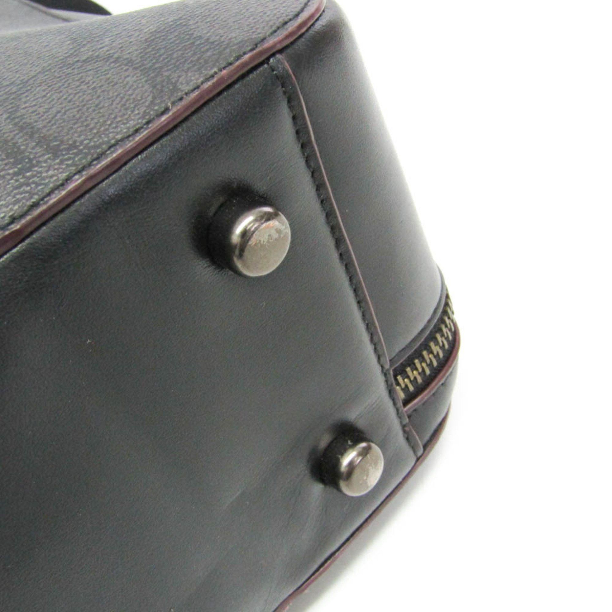Coach Coach Signature F79974 Men's PVC,Leather Briefcase,Shoulder Bag Black,Gray Size ONE SIZE - 7 Thumbnail