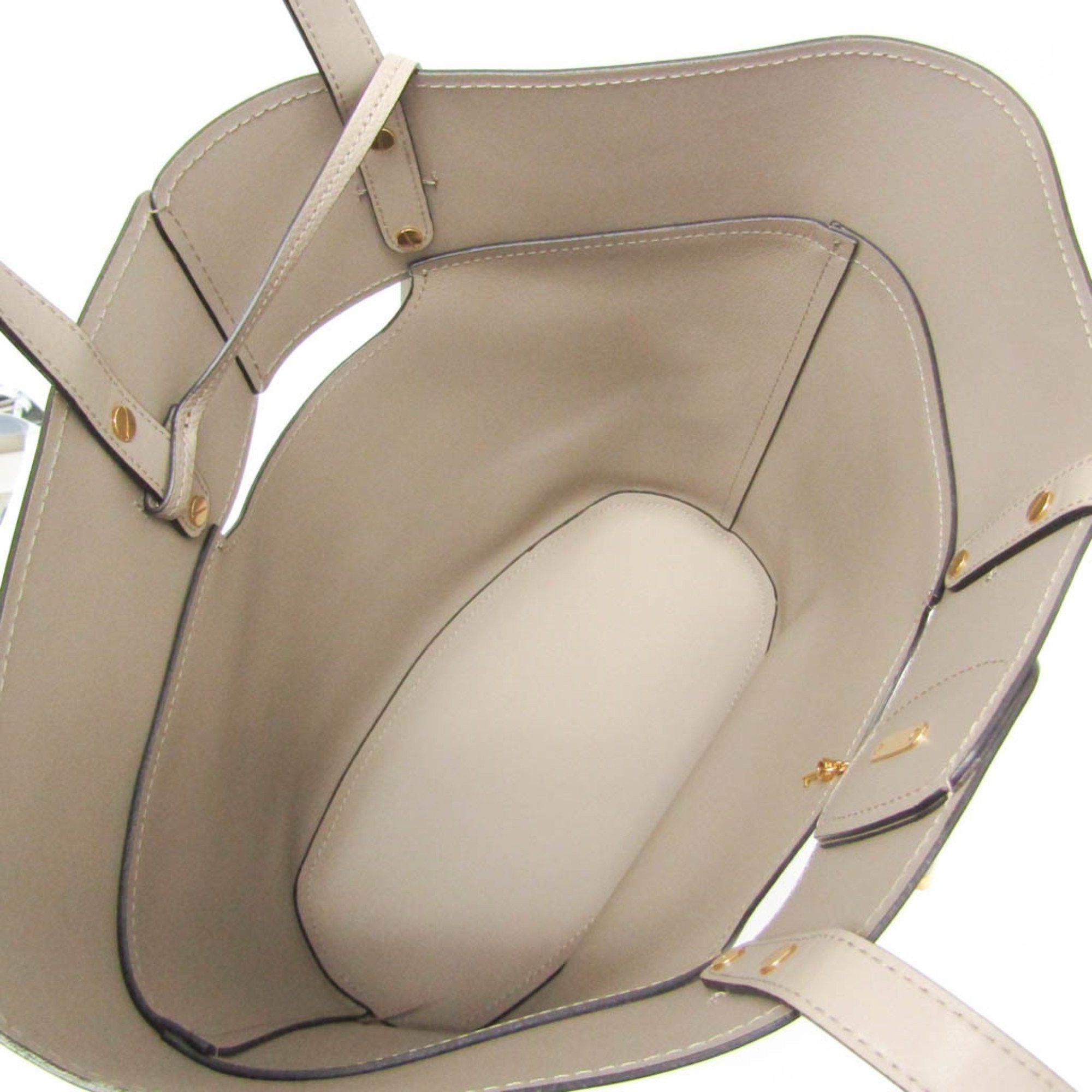 Chloe Chloé Mylo Women's Leather Tote Bag Grayish Size ONE SIZE - 3 Thumbnail