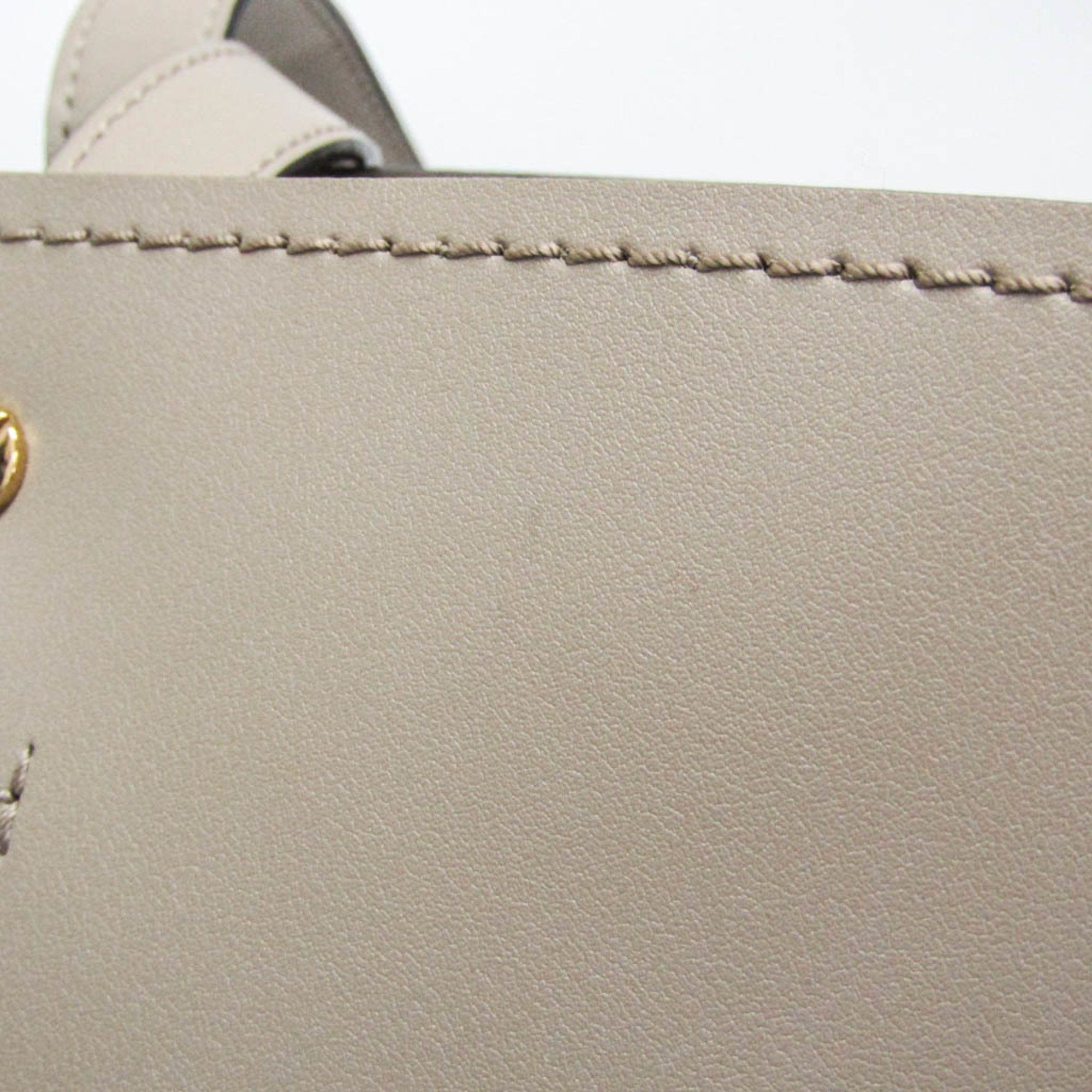 Chloe Chloé Mylo Women's Leather Tote Bag Grayish Size ONE SIZE - 5 Thumbnail