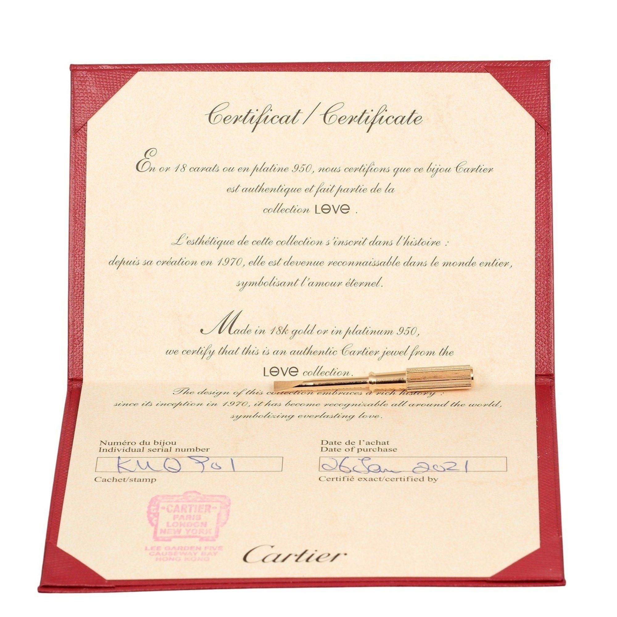 Cartier Cartier Love bracelet Size ONE SIZE - 8 Thumbnail