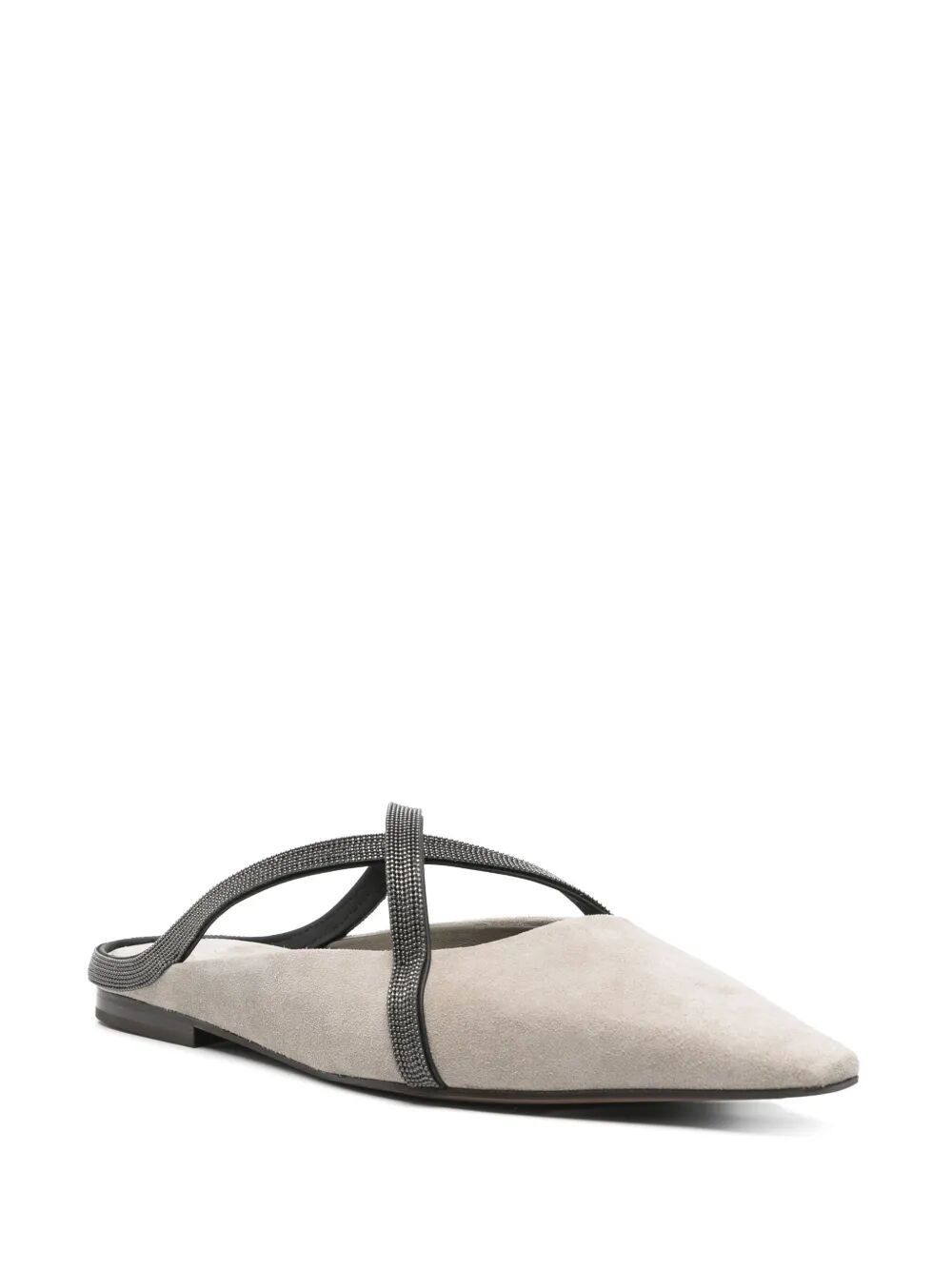 Brunello Cucinelli FLAT SQUARE POINTED BALLET Size US 8 / IT 38 - 4 Thumbnail