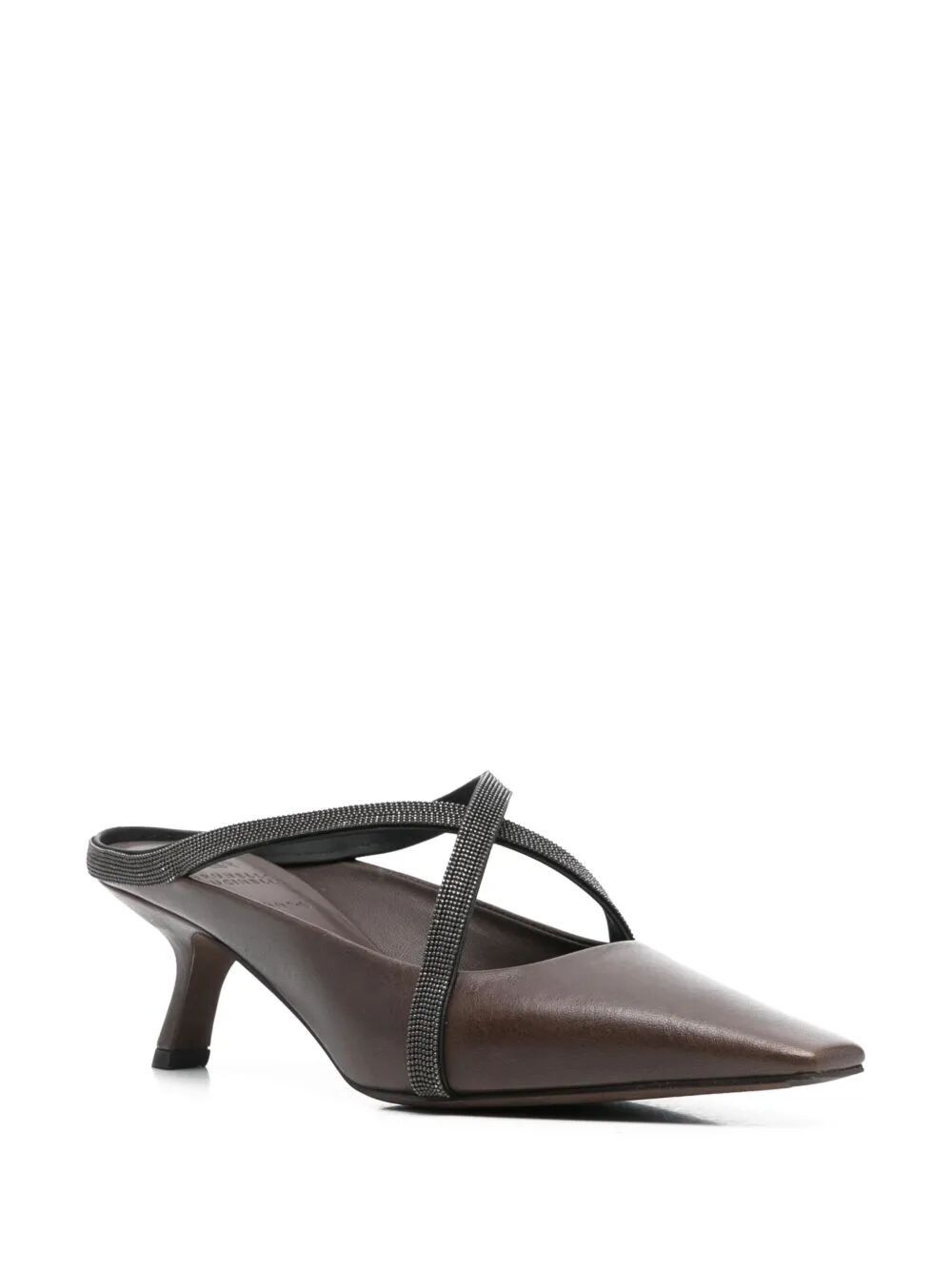 Brunello Cucinelli SQUARE POINTED SANDALS Size US 10 / IT 40 - 3 Thumbnail