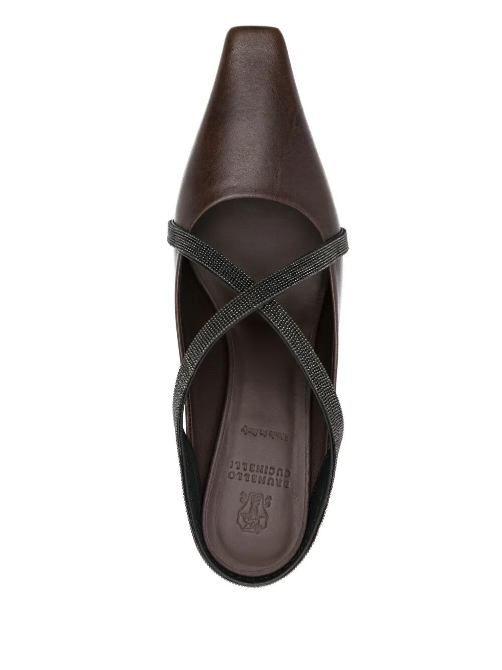 Brunello Cucinelli SQUARE POINTED SANDALS Size US 10 / IT 40 - 4 Thumbnail