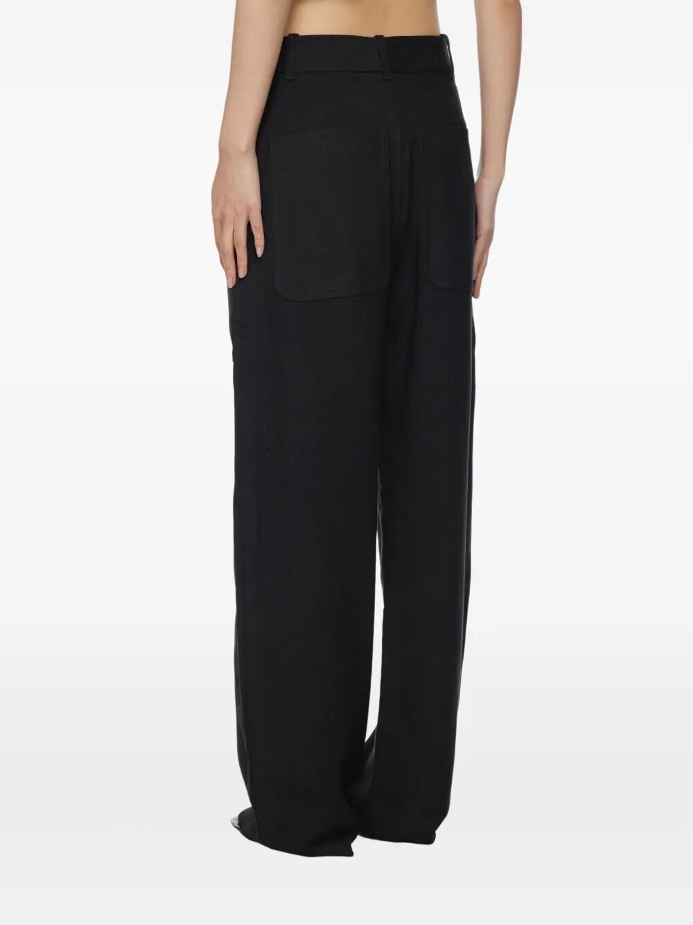 Studio Nicholson ZIP FRONT WIDE LEG PANTS Size 27" / US 4 / IT 40 - 4 Thumbnail