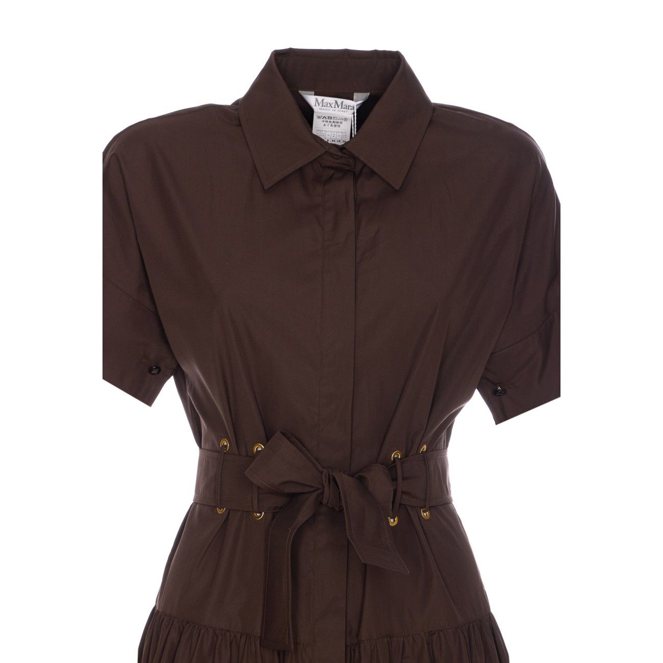 Max Mara AGORARIO CHEMISIER POPELINE DRESS Size M / US 6-8 / IT 42-44 - 4 Thumbnail