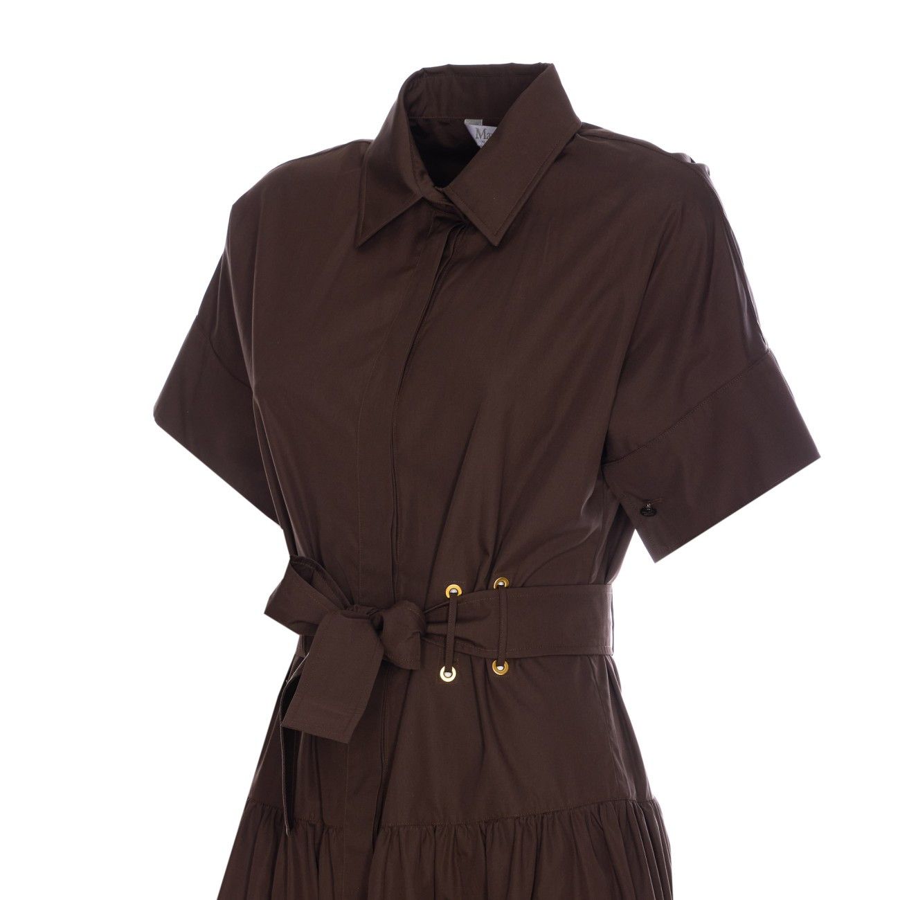Max Mara AGORARIO CHEMISIER POPELINE DRESS Size M / US 6-8 / IT 42-44 - 3 Thumbnail