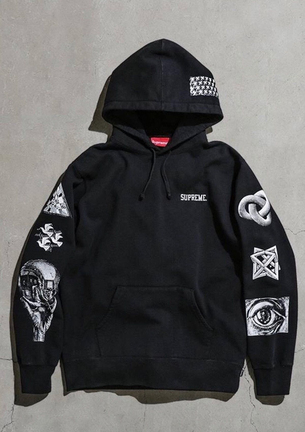 Supreme Supreme X MC . Escher Hoodie Grailed