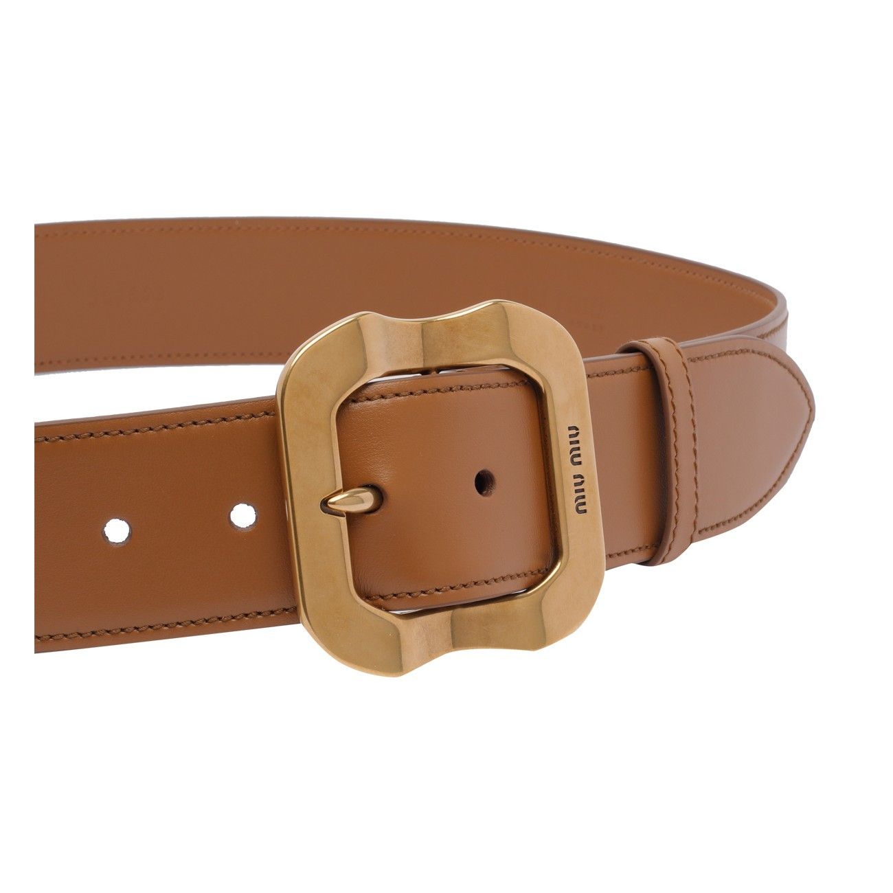 Miu Miu LOGO LEATHER BELT Size ONE SIZE - 2 Thumbnail