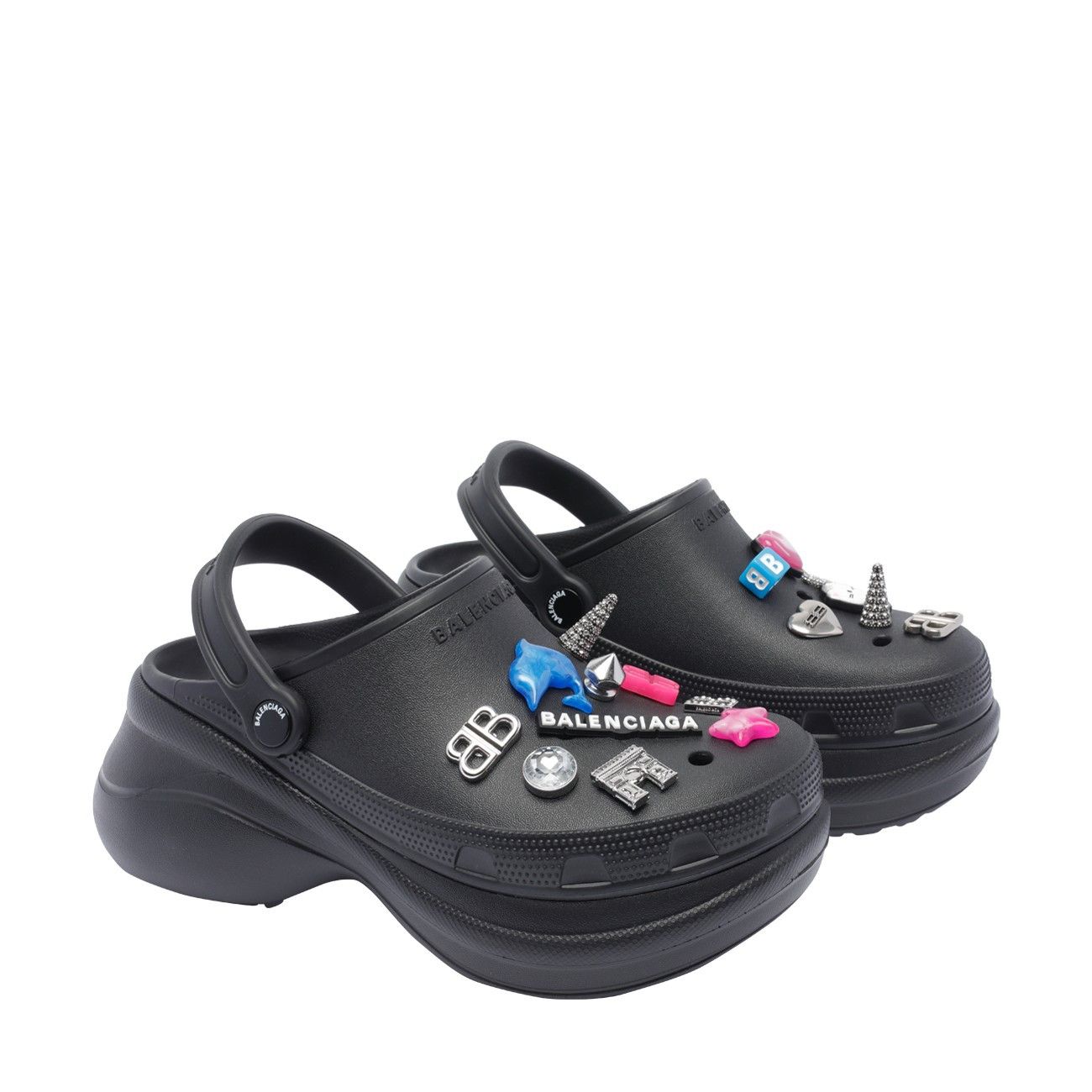 Balenciaga JIBBITZ CROCS SABOT Size US 6 / IT 36 - 3 Thumbnail