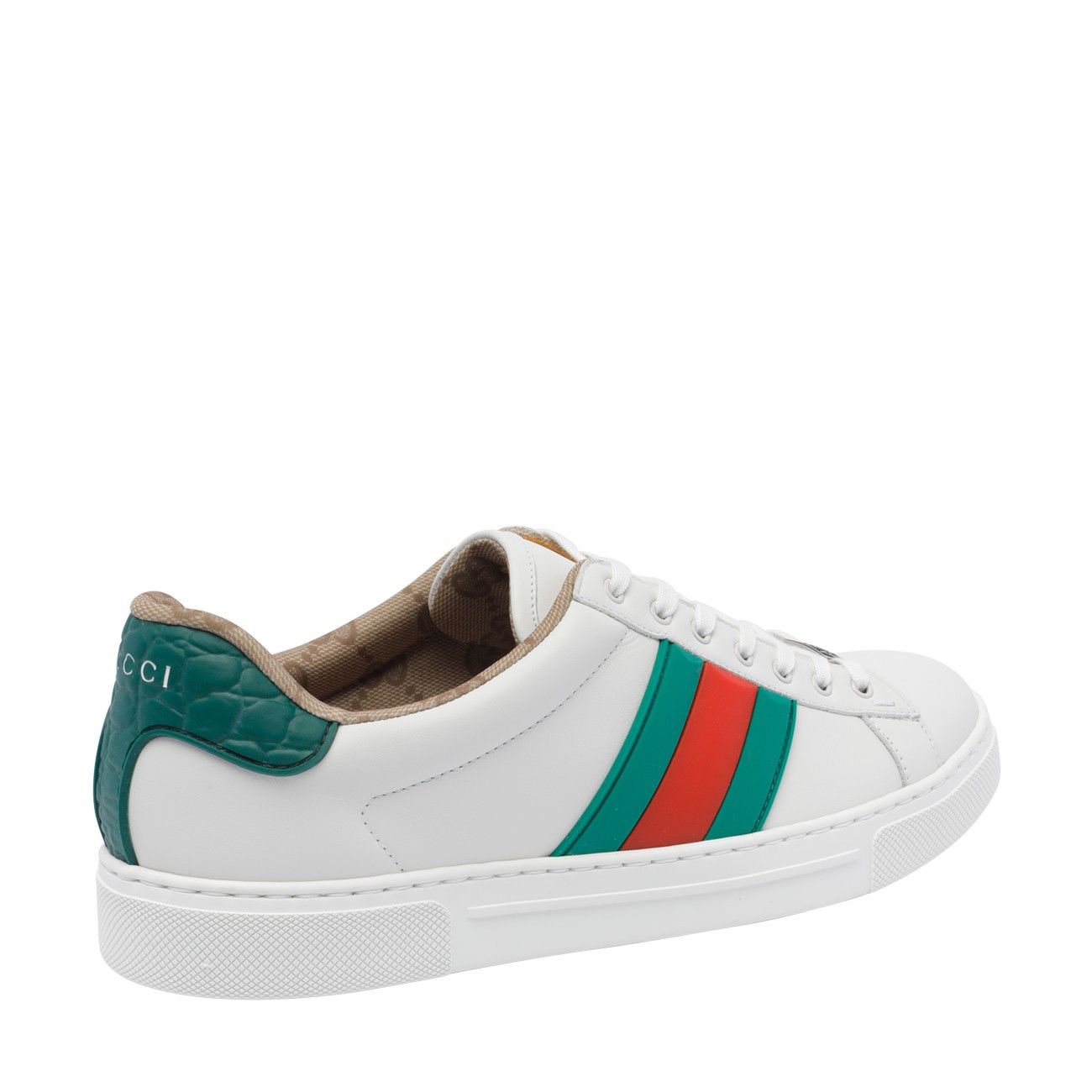 Gucci ACE SNEAKERS WITH WEB DETAIL Size US 8 / EU 41 - 3 Thumbnail