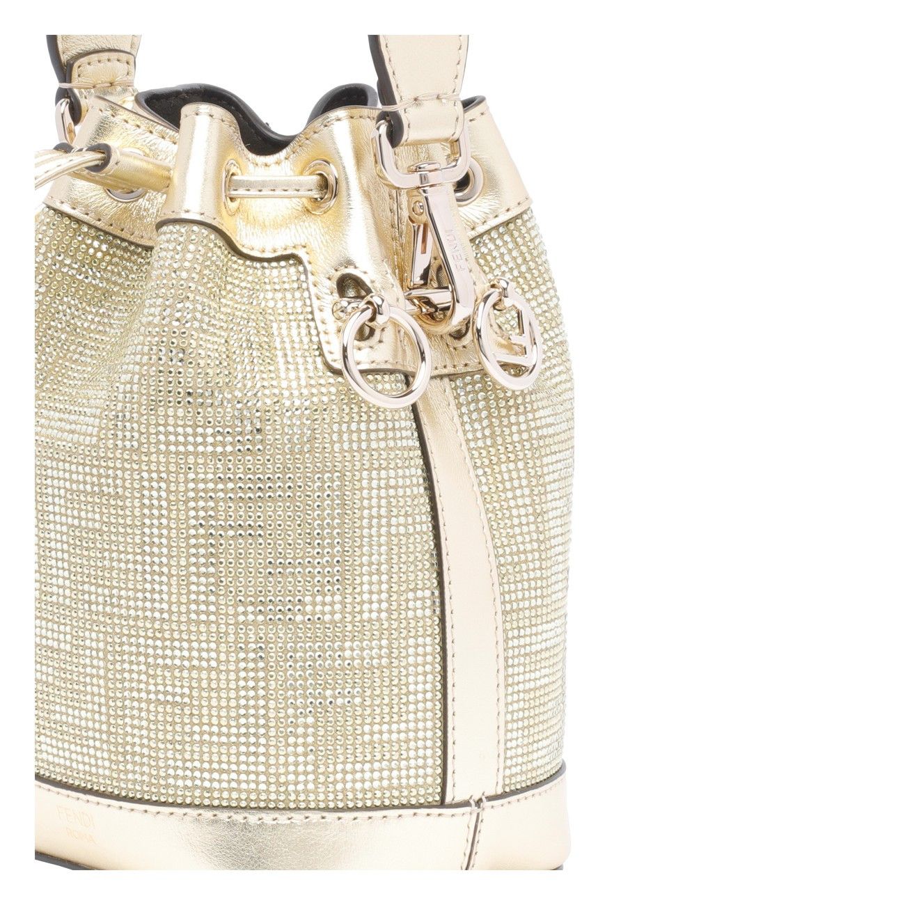Fendi MINI MON TRESOR CRYSTAL BUCKET BAG Size ONE SIZE - 4 Thumbnail