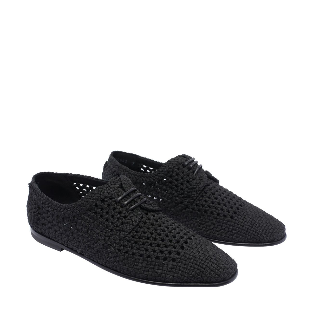 Dolce & Gabbana WOVEN FABRIC DERBY SHOES Size US 9.5 / EU 42-43 - 2 Thumbnail