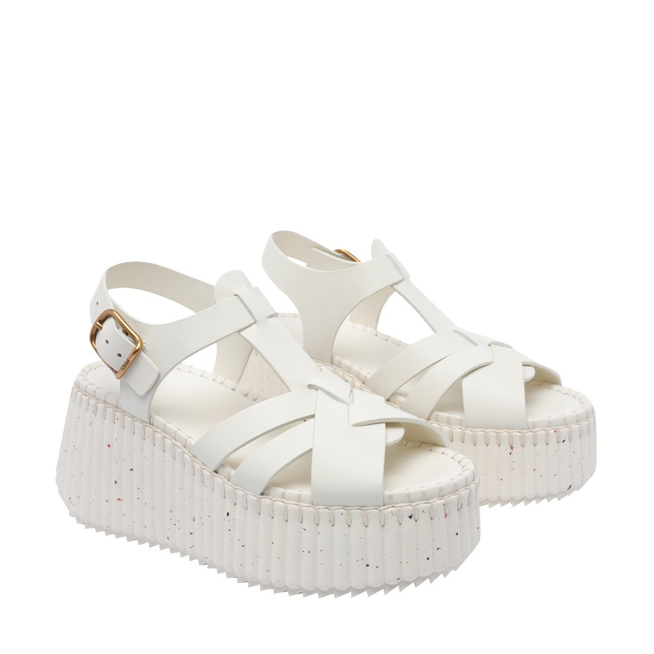 Chloe NAMA WEDGE SANDALS Size US 8 / IT 38 - 2 Thumbnail