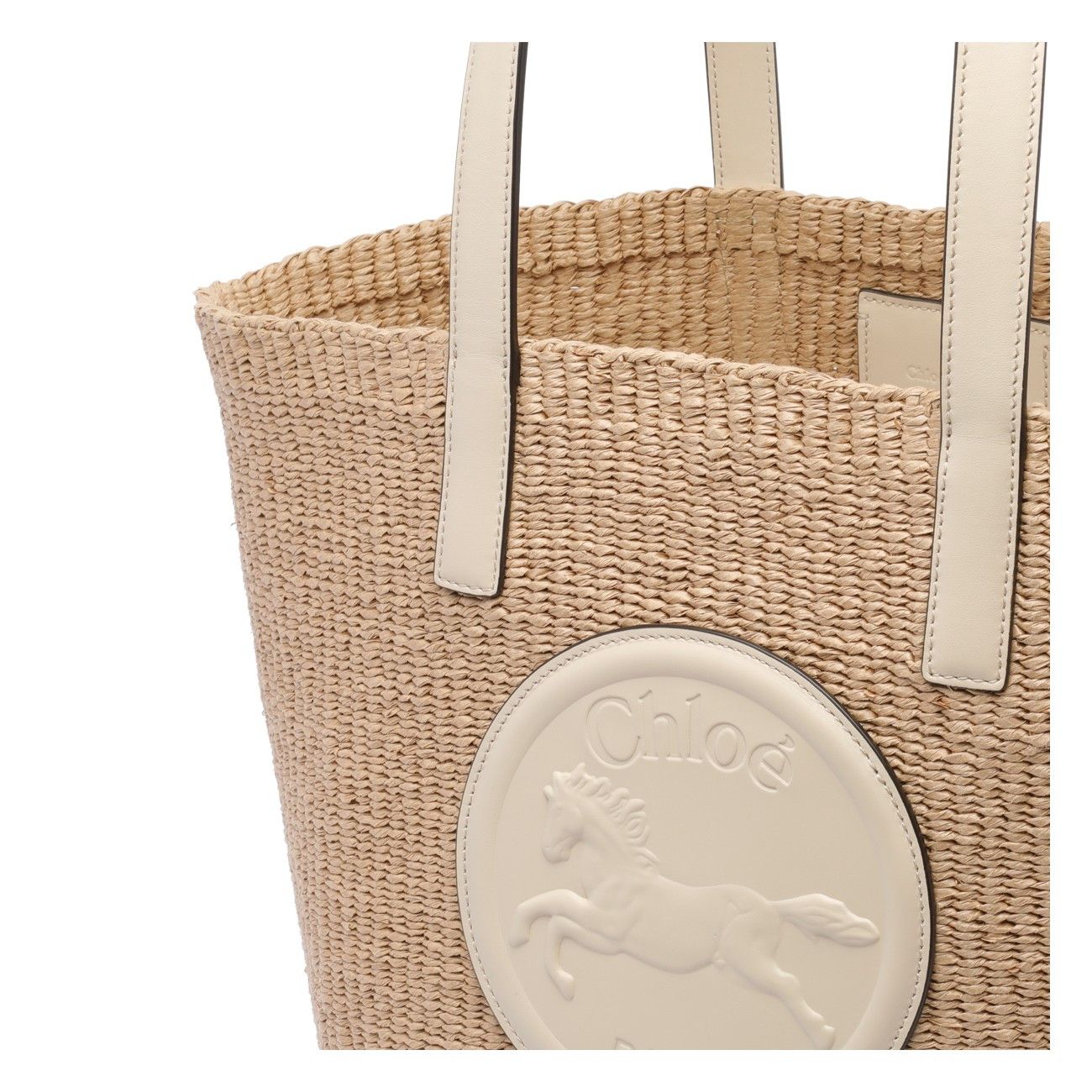 Chloe BIG HORSE MEDAL BASKET BAG Size ONE SIZE - 4 Thumbnail