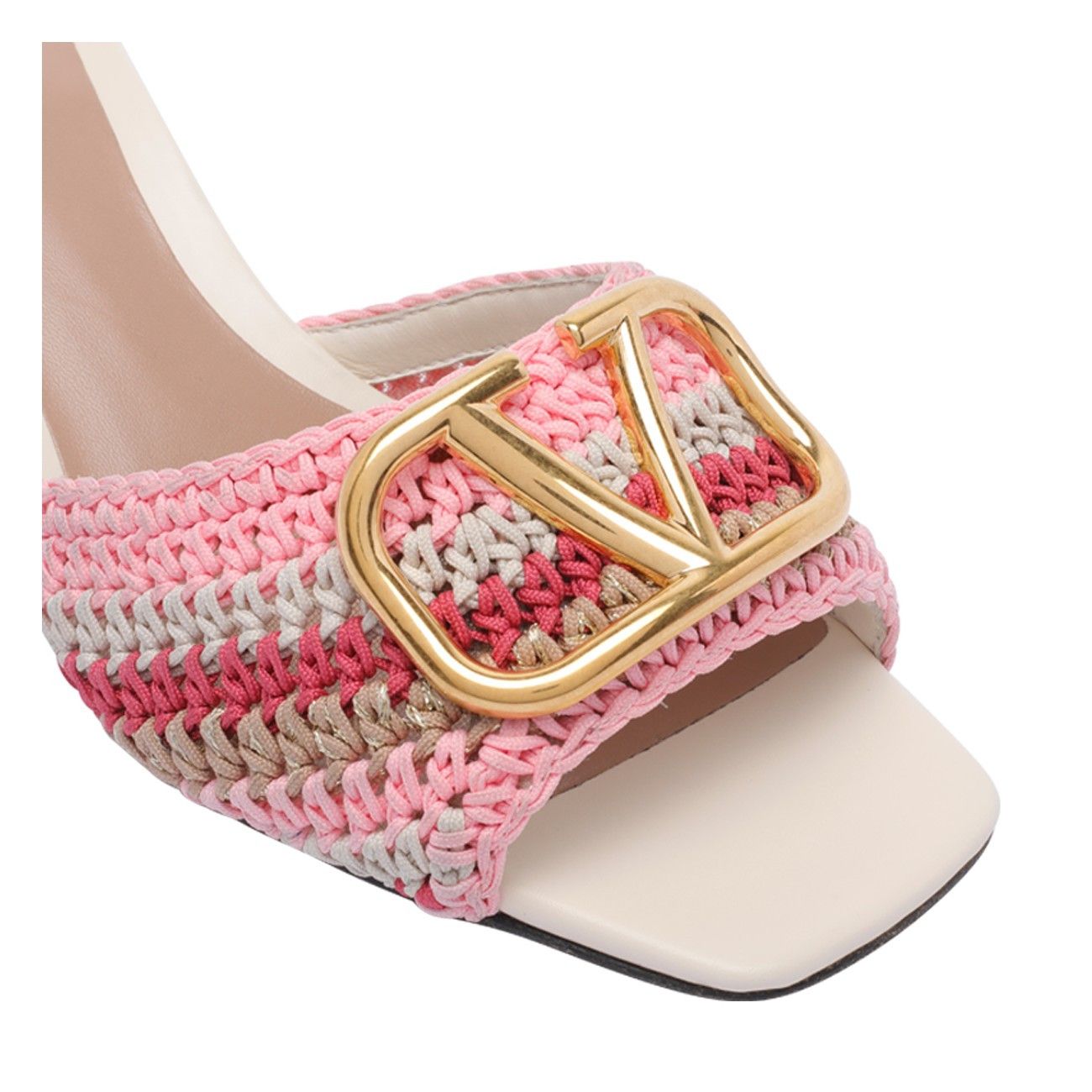 Vivienne Westwood CROCHET VLOGO SIGNATURE SLIDE SANDALS Size US 10 / IT 40 - 4 Thumbnail