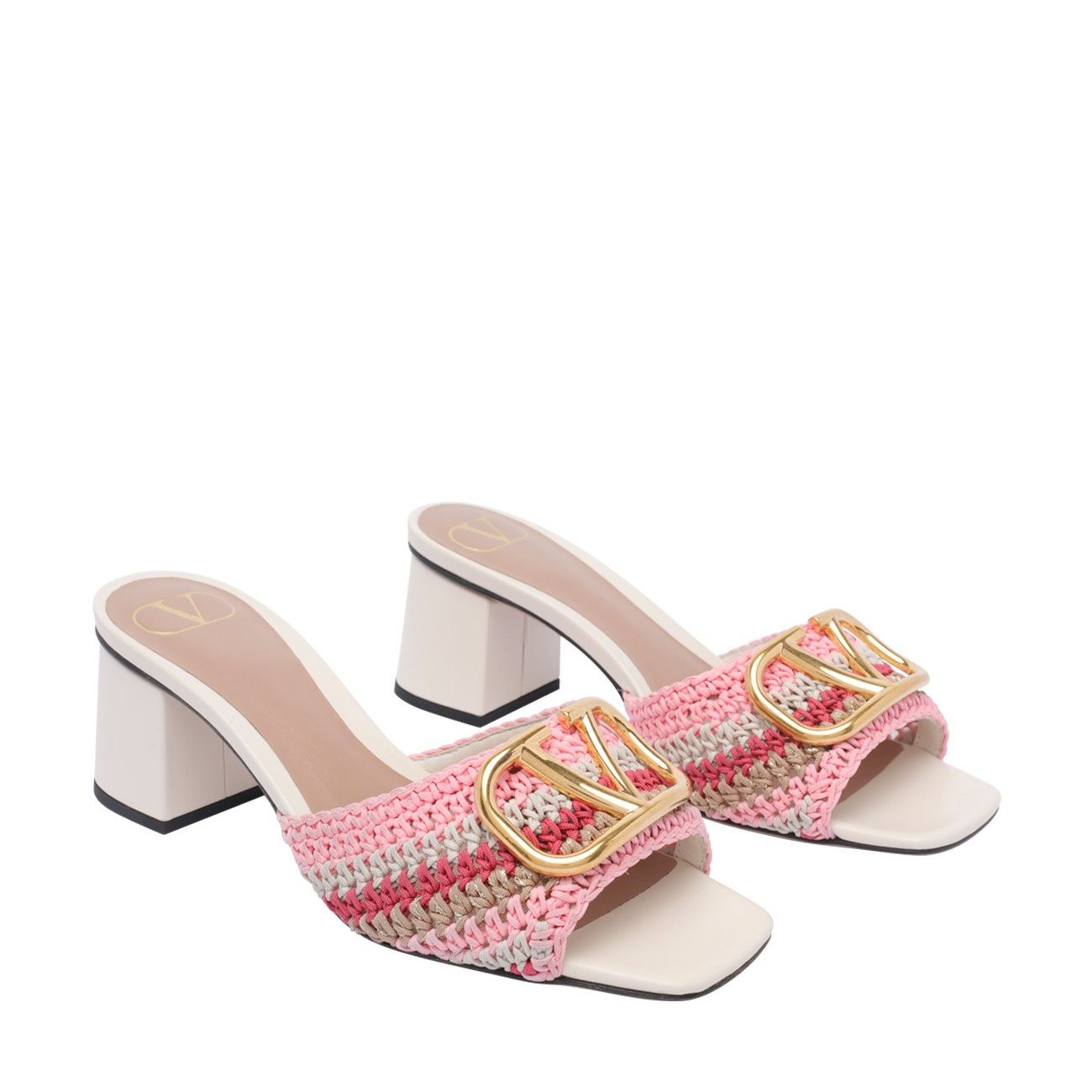 Vivienne Westwood CROCHET VLOGO SIGNATURE SLIDE SANDALS Size US 8 / IT 38 - 2 Thumbnail
