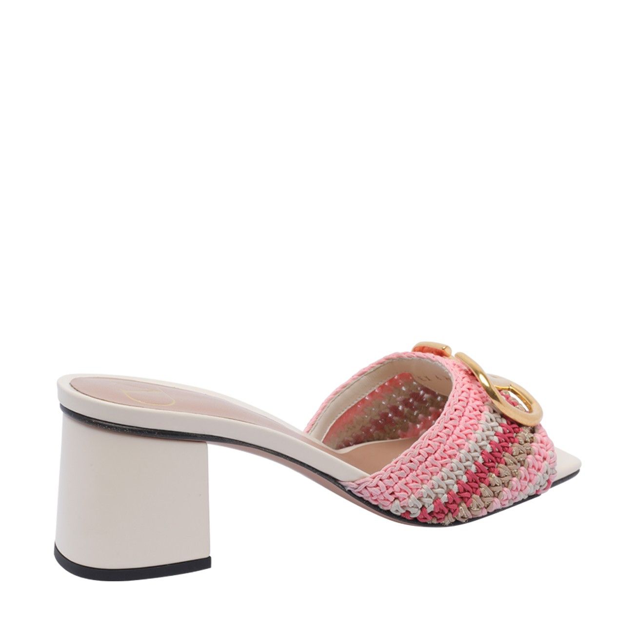 Vivienne Westwood CROCHET VLOGO SIGNATURE SLIDE SANDALS Size US 8 / IT 38 - 3 Thumbnail